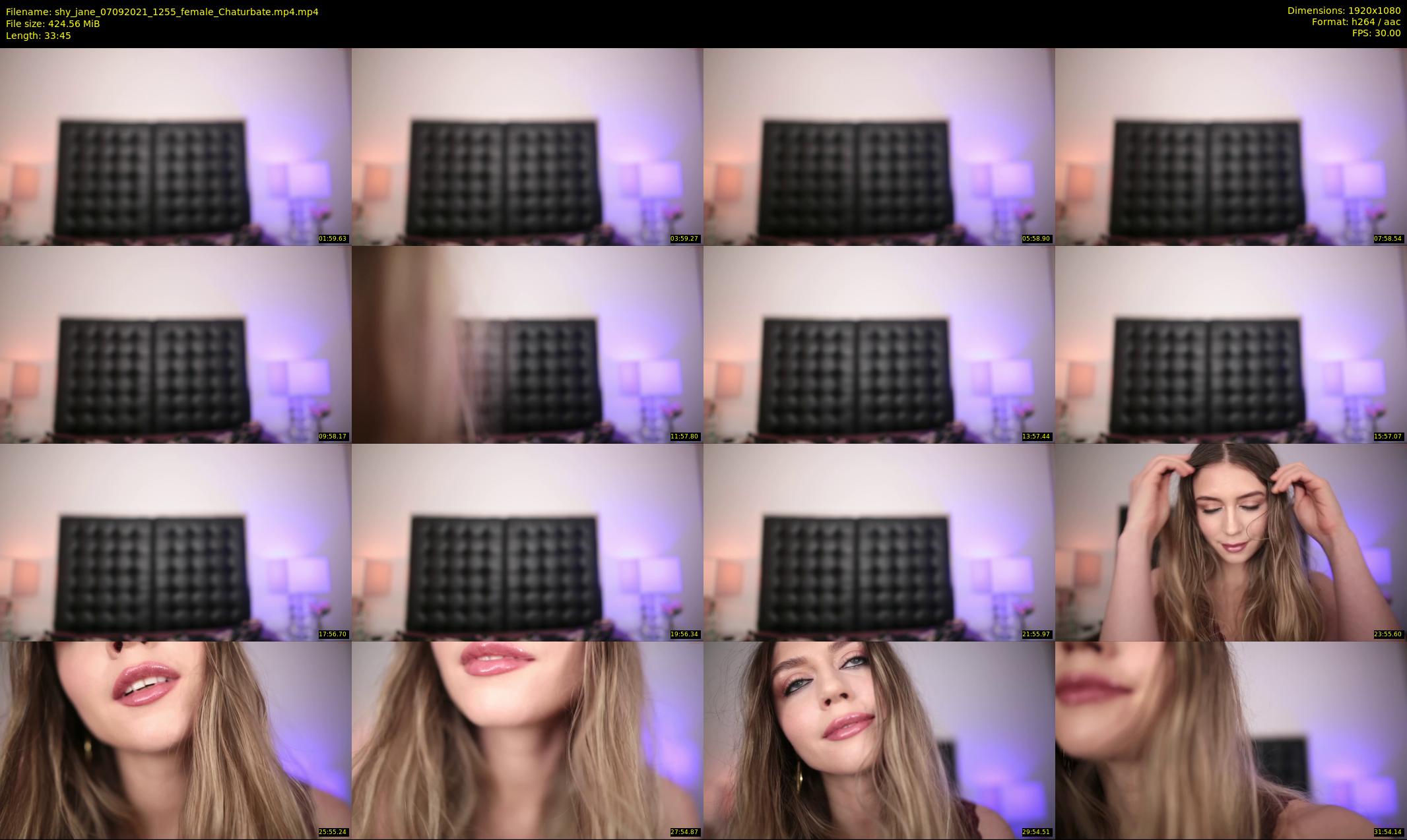 shy_jane — 34 minute Chaturbate female cam show recording, 1080p, Sep 7, 2021