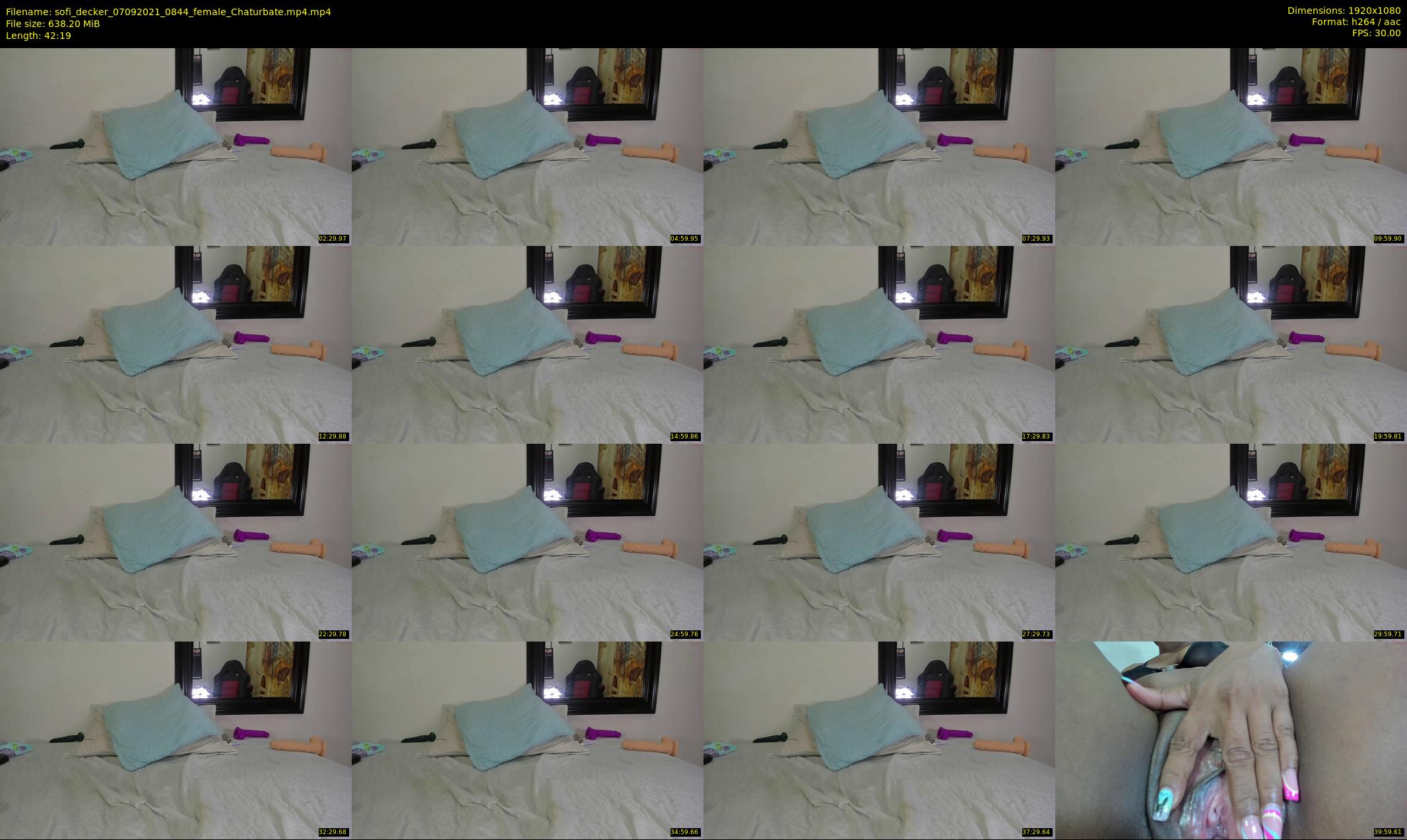 sofi_decker — 43 minute Chaturbate female cam show recording, 1080p, Sep 7, 2021