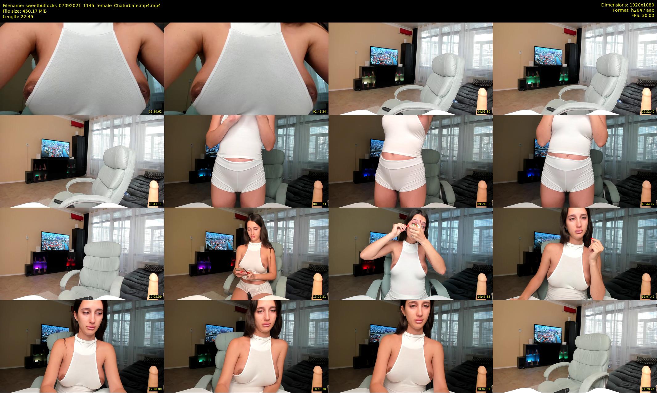sweetbuttocks — 23 minute Chaturbate female cam show recording, 1080p, Sep 7, 2021