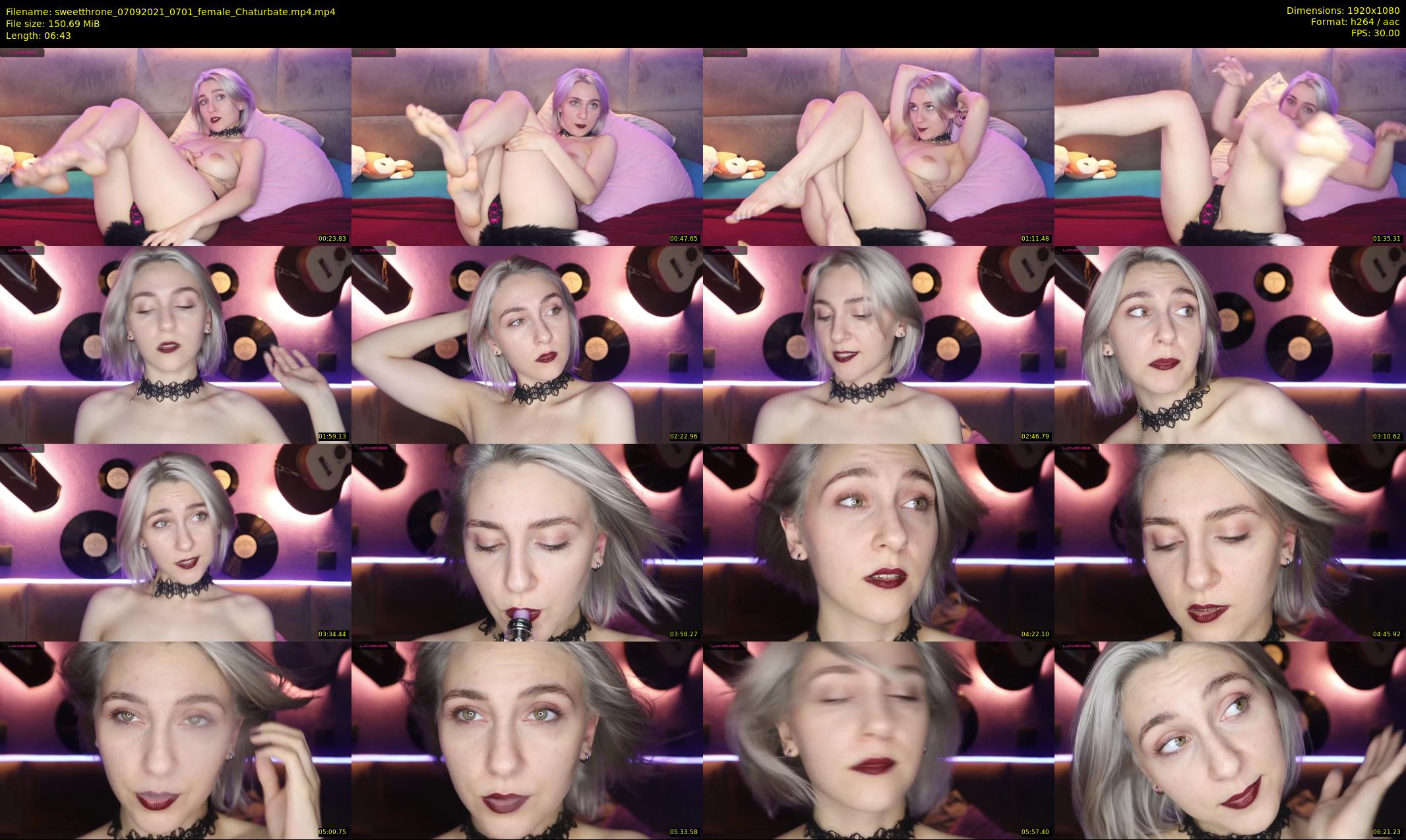 sweetthrone — 7 minute Chaturbate couple cam show recording, 1080p, Sep 7, 2021