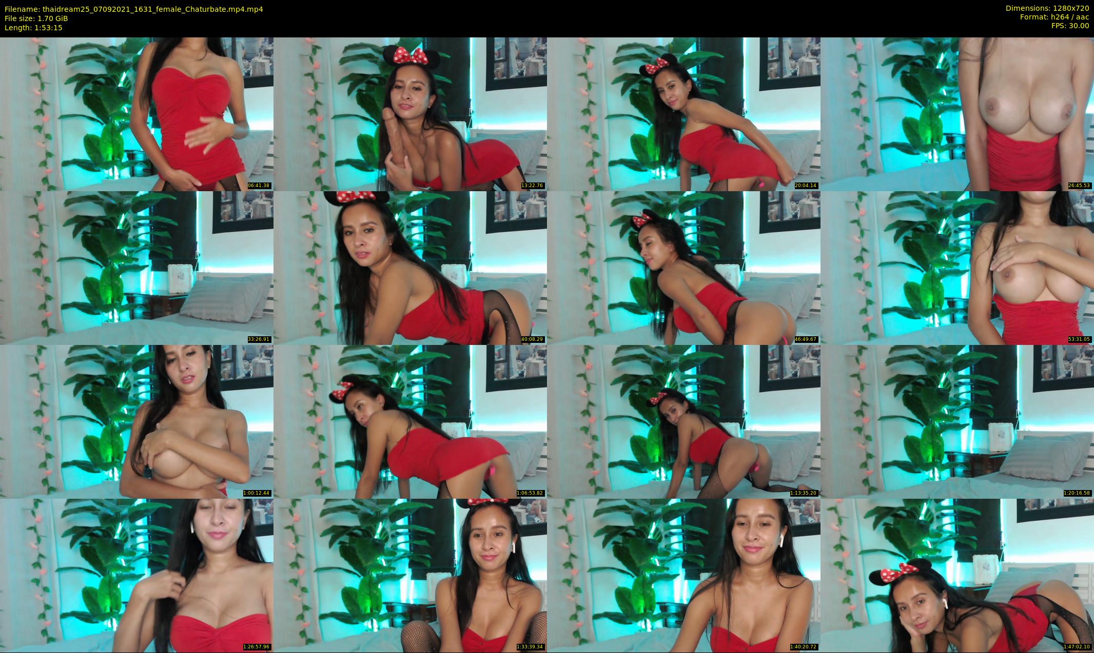thaidream25 — 114 minute Chaturbate female cam show recording, 720p, Sep 7, 2021