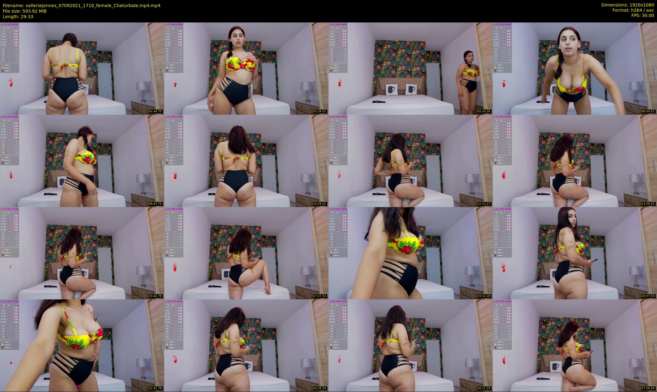valleriejonnes — 30 minute Chaturbate female cam show recording, 1080p, Sep 7, 2021