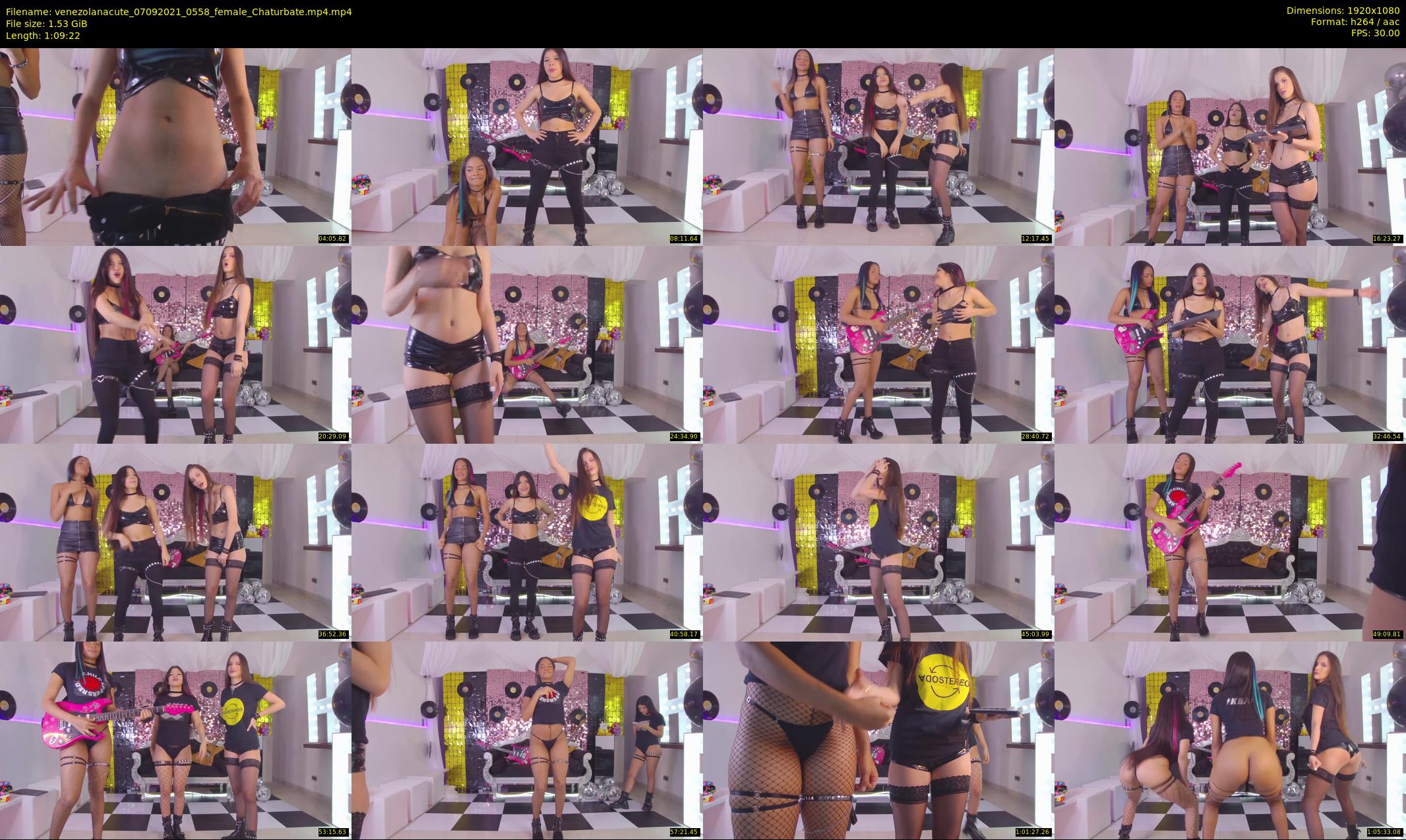 venezolanacute — 70 minute Chaturbate female cam show recording, 1080p, Sep 7, 2021