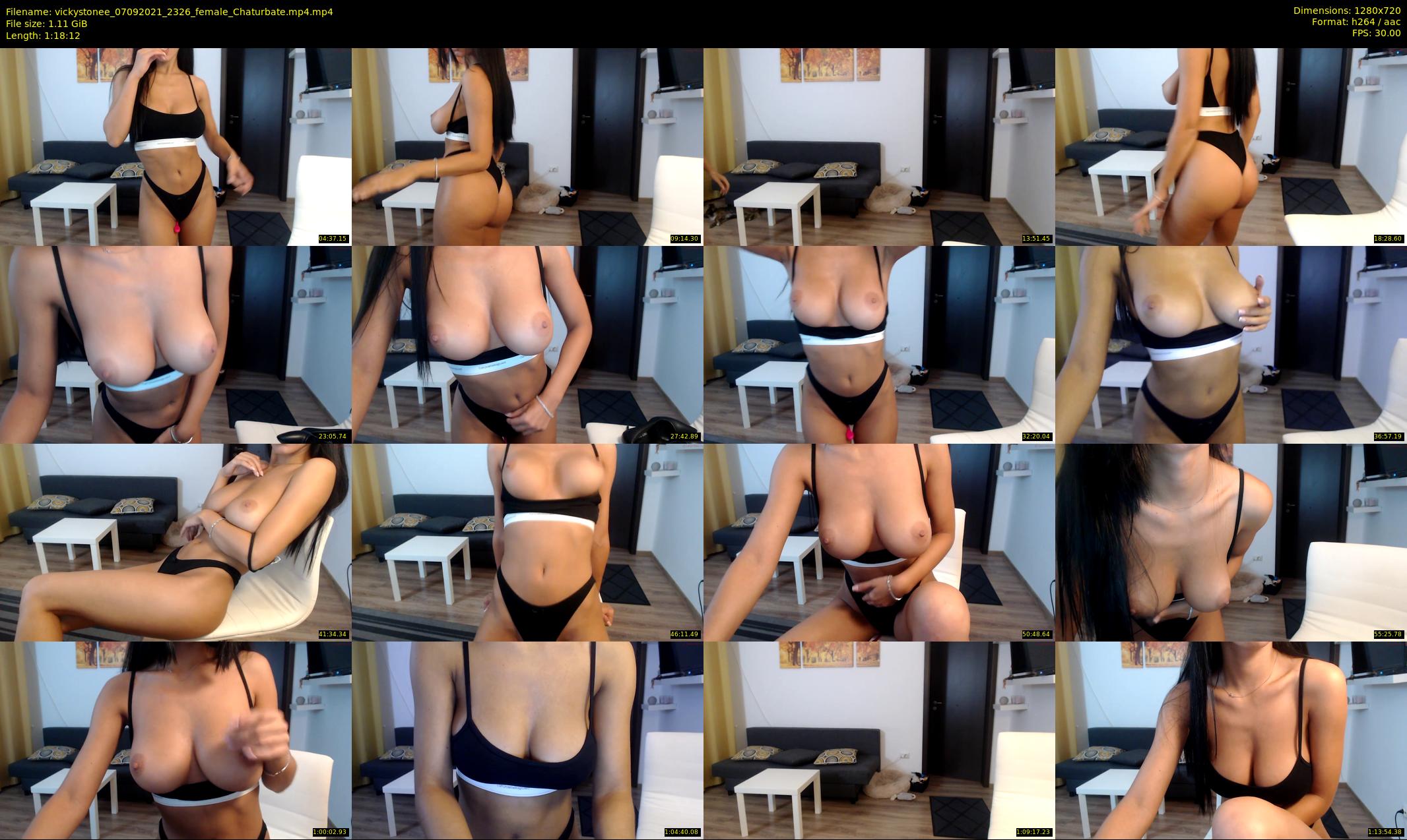 vickystonee — 79 minute Chaturbate female cam show recording, 720p, Sep 7, 2021