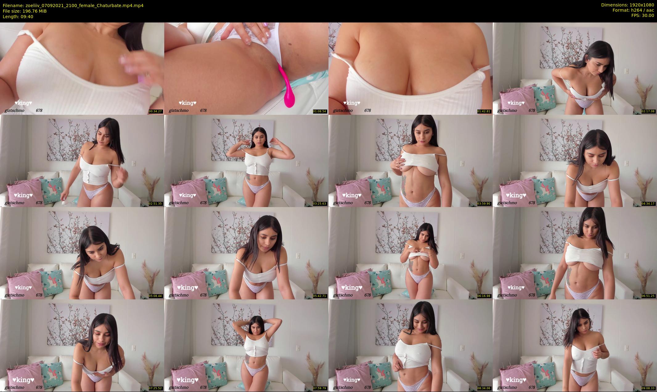 zoeliiv — 10 minute Chaturbate female cam show recording, 1080p, Sep 7, 2021