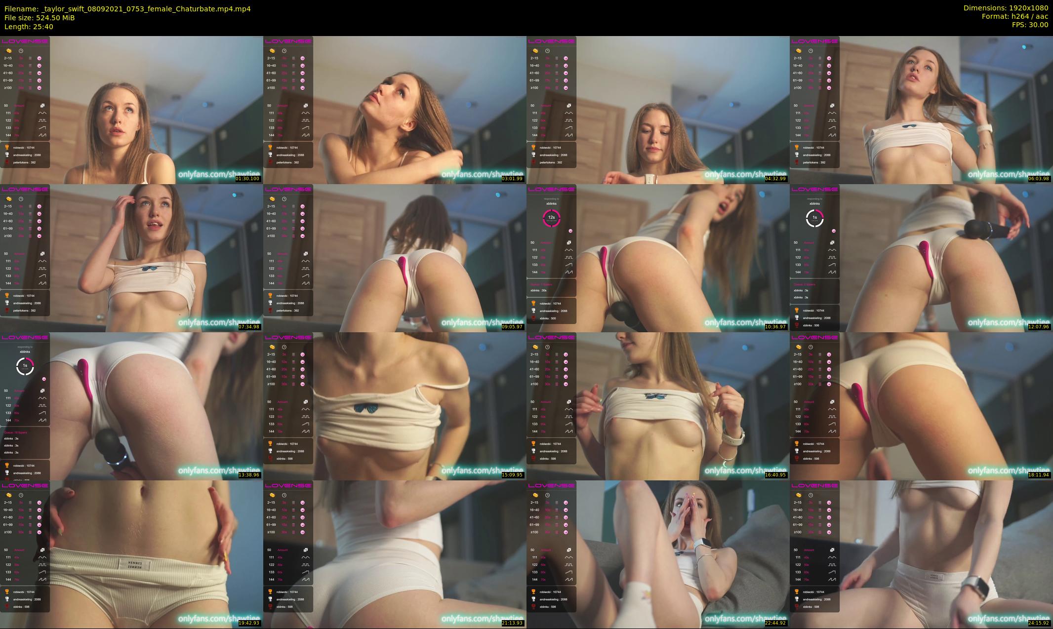 _taylor_swift — 26 minute Chaturbate female cam show recording, 1080p, Sep 8, 2021