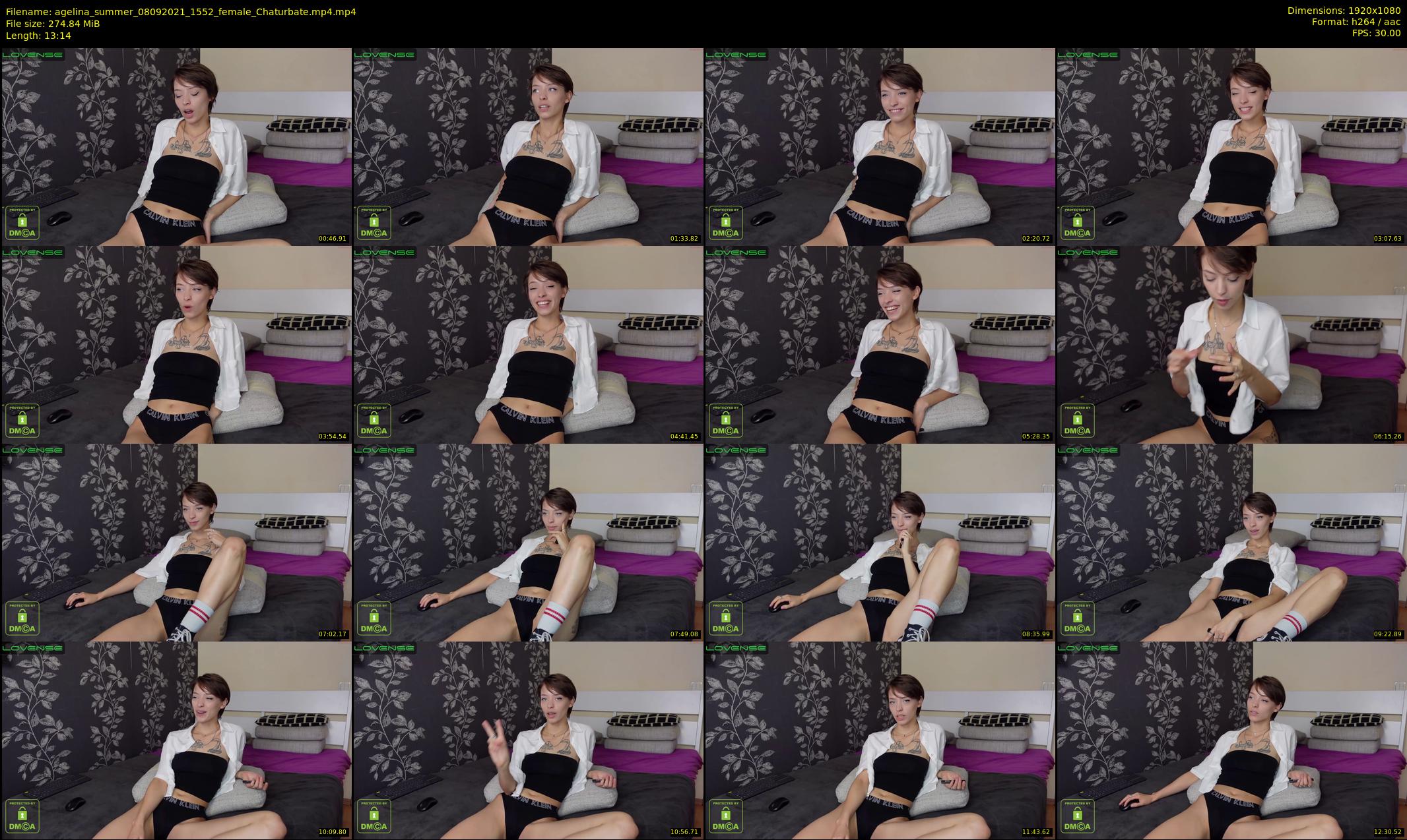 agelina_summer — 14 minute Chaturbate female cam show recording, 1080p, Sep 8, 2021
