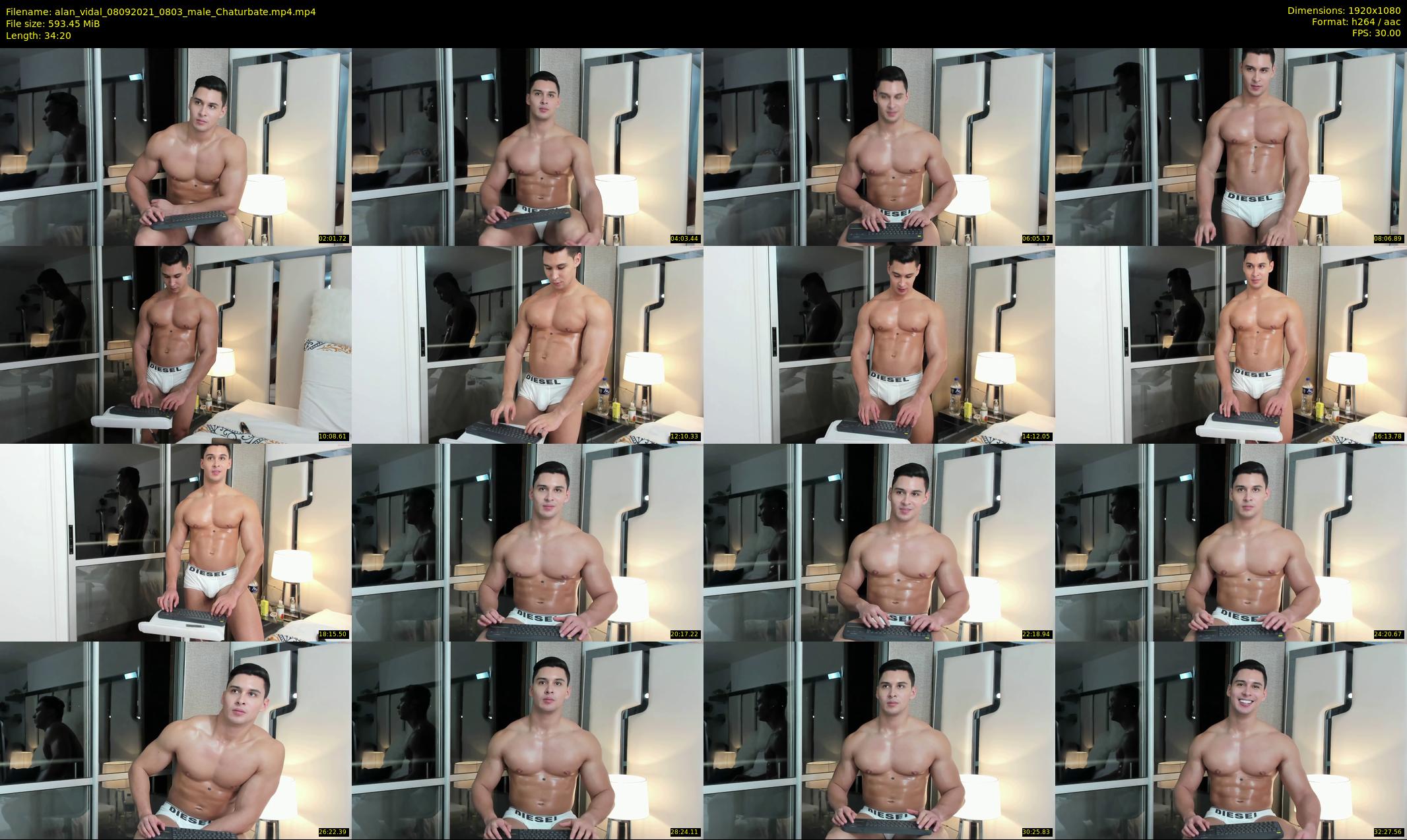 alan_vidal — 35 minute Chaturbate male cam show recording, 1080p, Sep 8, 2021