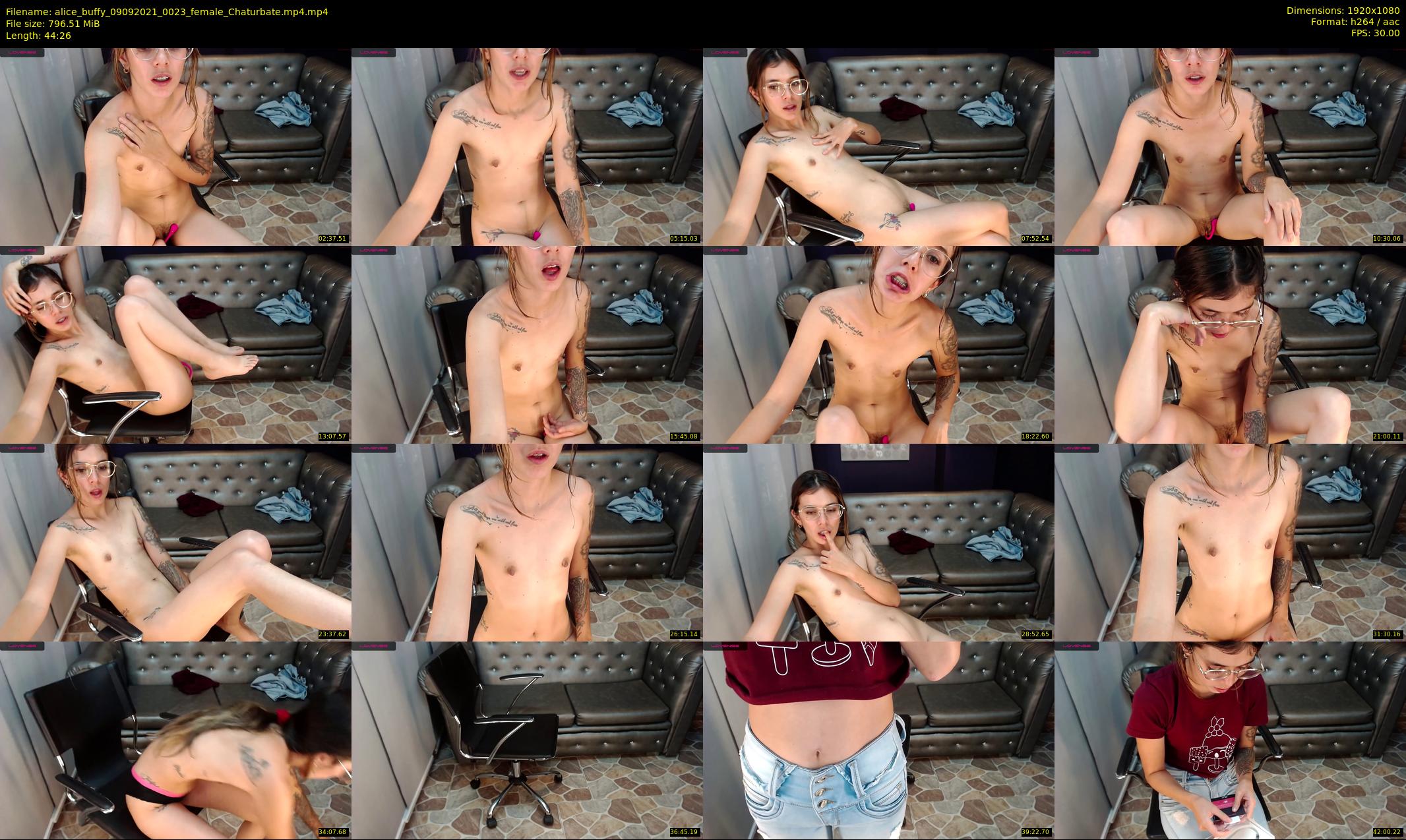 alice_buffy — 45 minute Chaturbate female cam show recording, 1080p, Sep 9, 2021
