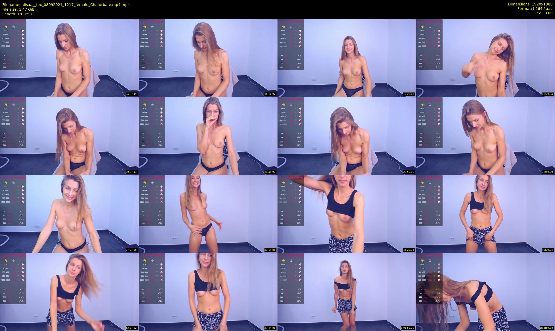 alisaa__fox — 70 minute Chaturbate female cam show recording, 1080p, Sep 8, 2021