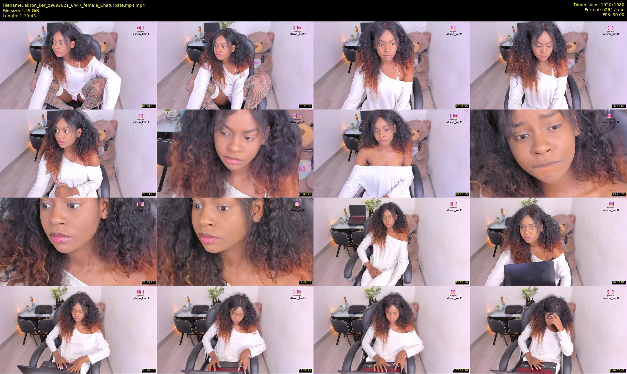 alison_ker — 71 minute Chaturbate female cam show recording, 1080p, Sep 9, 2021