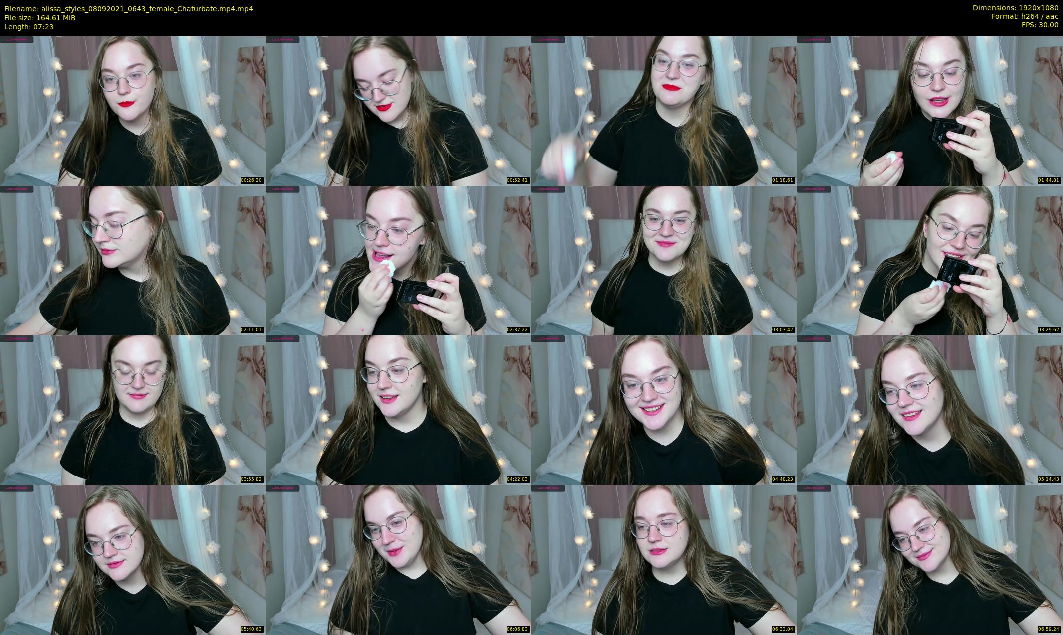 alissa_styles — 8 minute Chaturbate female cam show recording, 1080p, Sep 8, 2021
