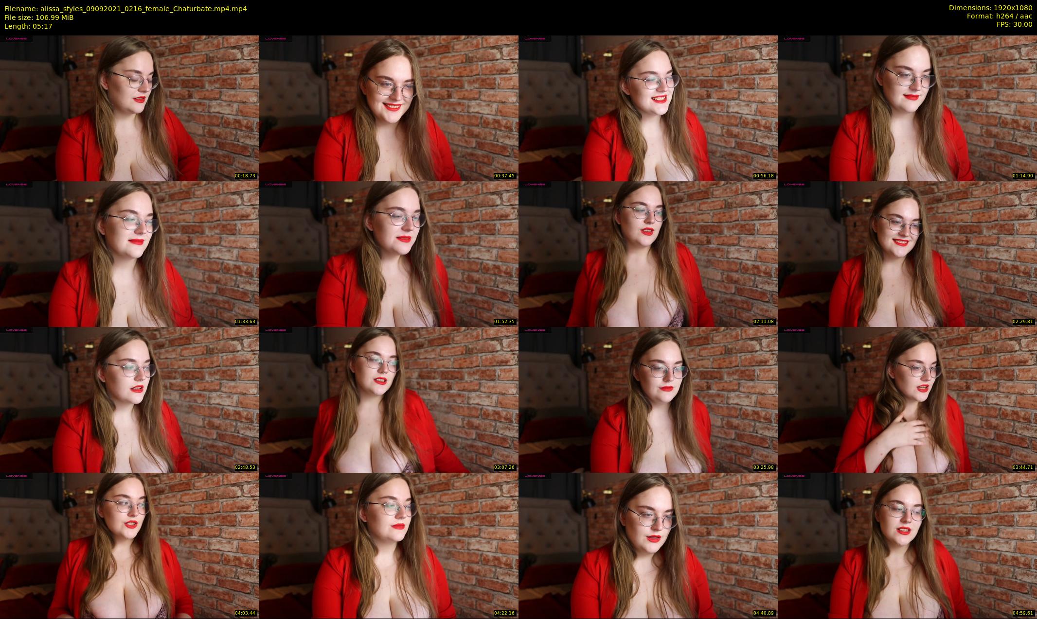 alissa_styles — 6 minute Chaturbate female cam show recording, 1080p, Sep 9, 2021