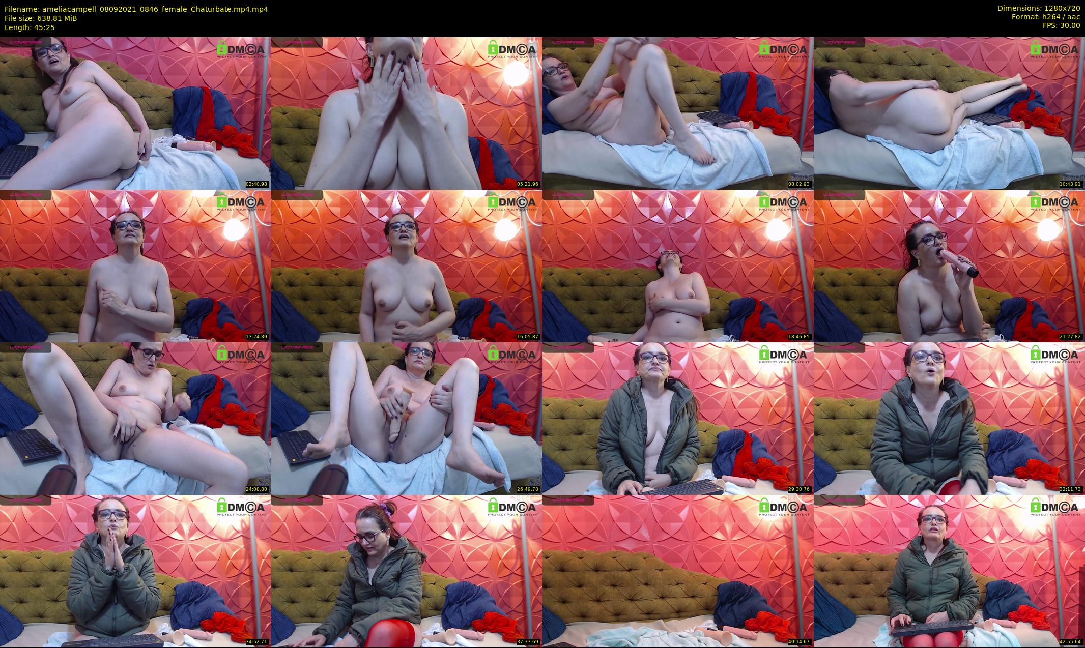 ameliacampell — 46 minute Chaturbate female cam show recording, 720p, Sep 8, 2021
