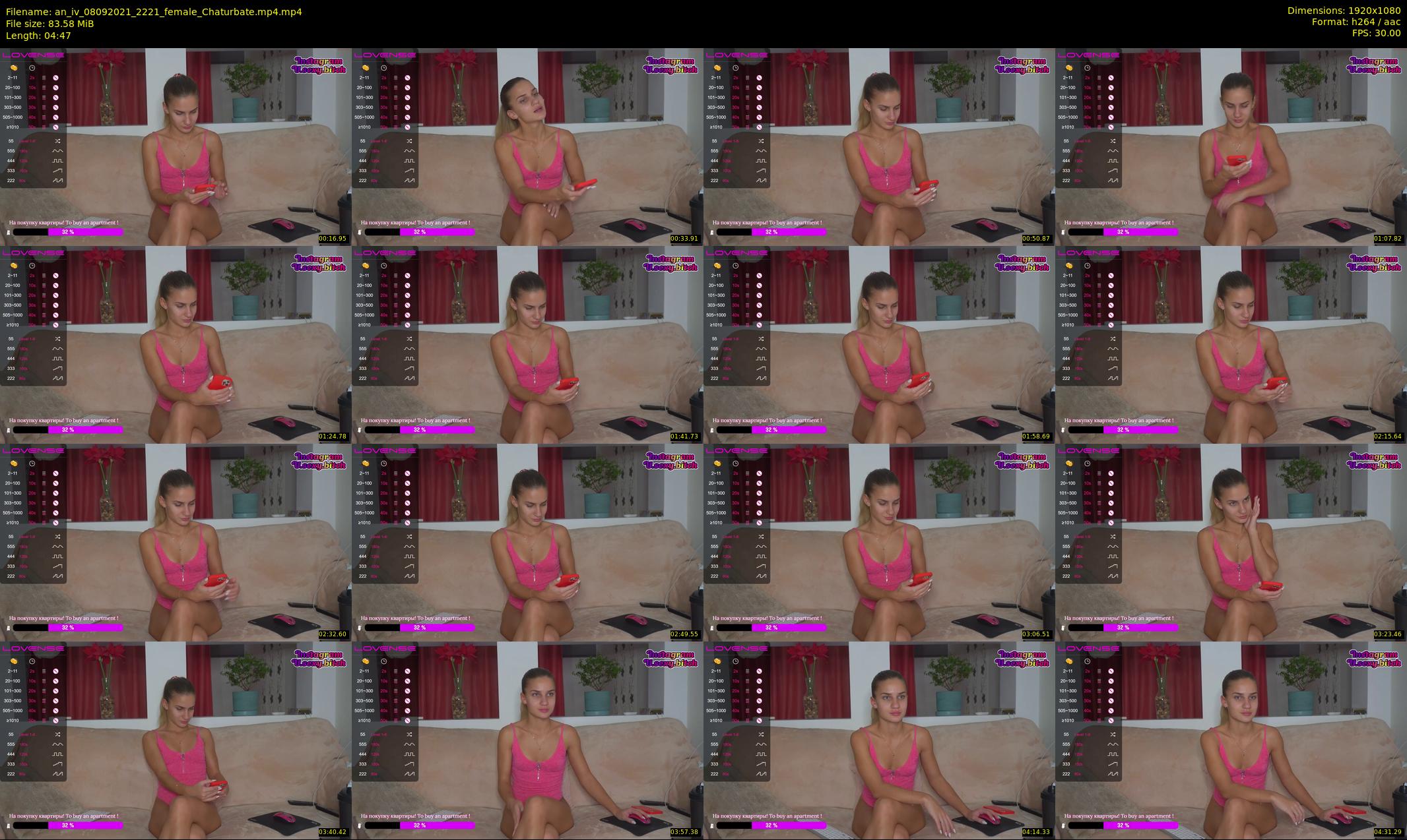 an_iv — 5 minute Chaturbate female cam show recording, 1080p, Sep 8, 2021