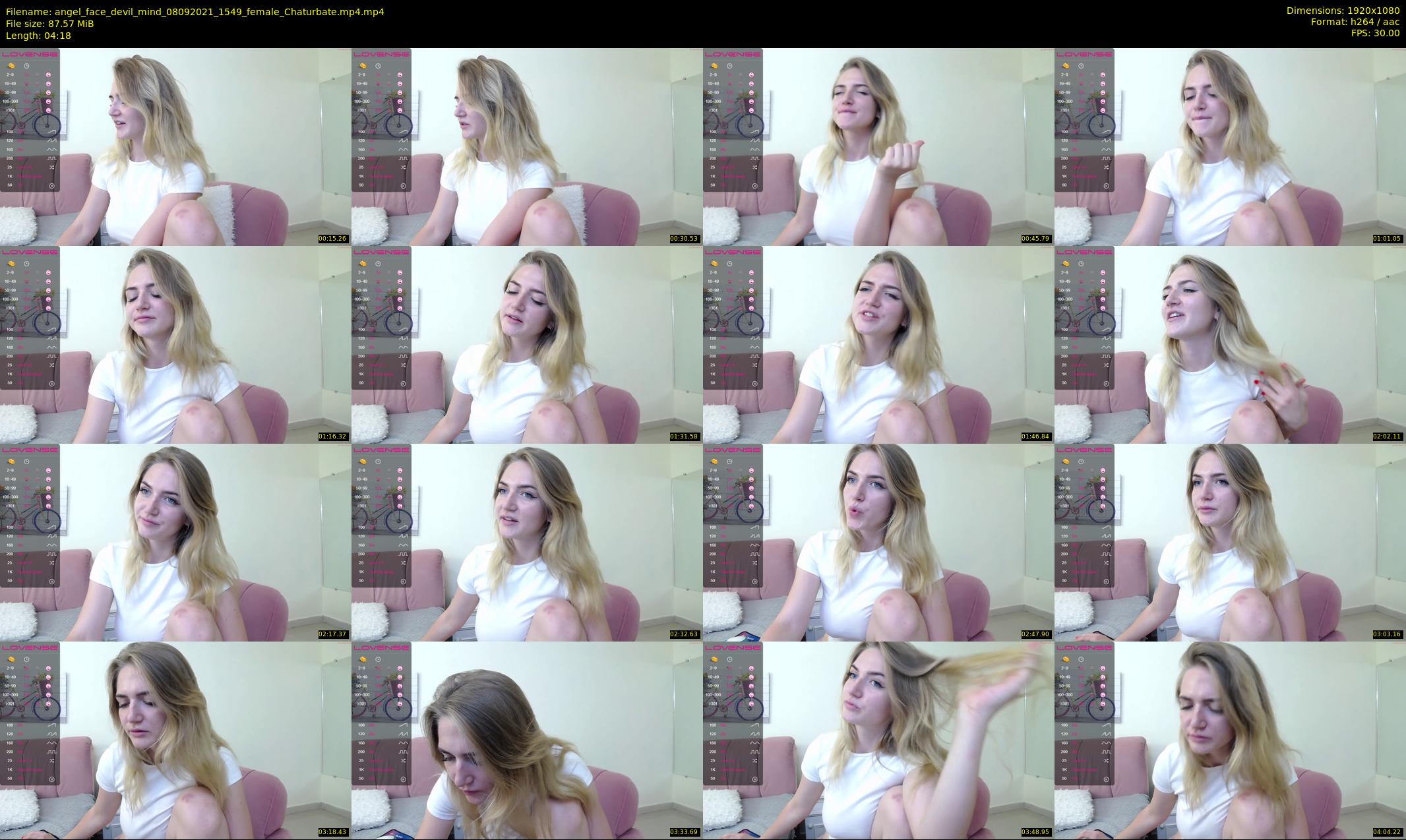 angel_face_devil_mind — 5 minute Chaturbate female cam show recording, 1080p, Sep 8, 2021