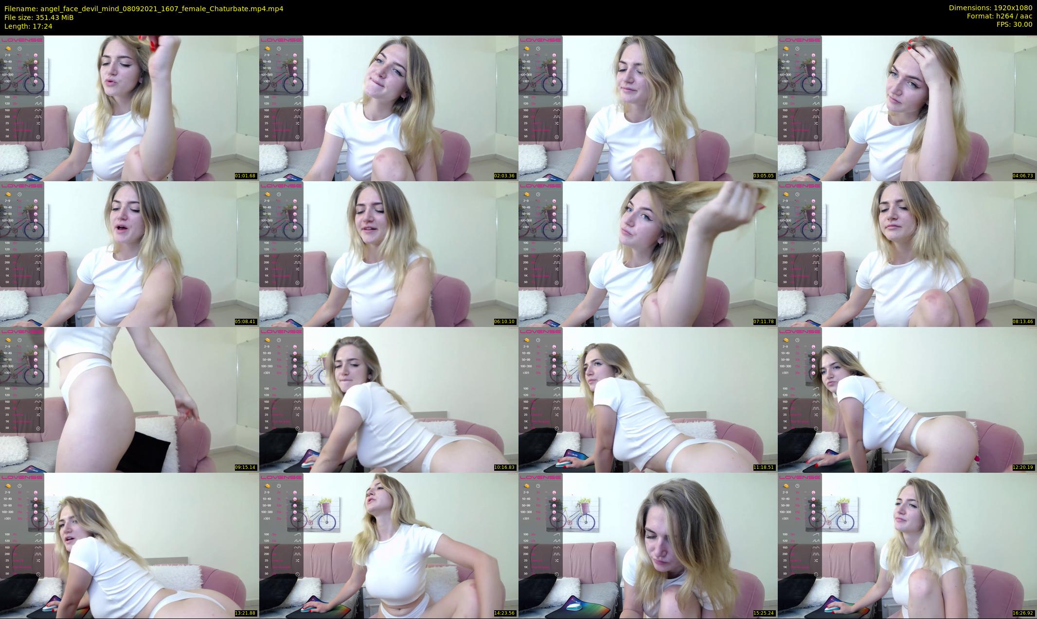angel_face_devil_mind — 18 minute Chaturbate female cam show recording, 1080p, Sep 8, 2021