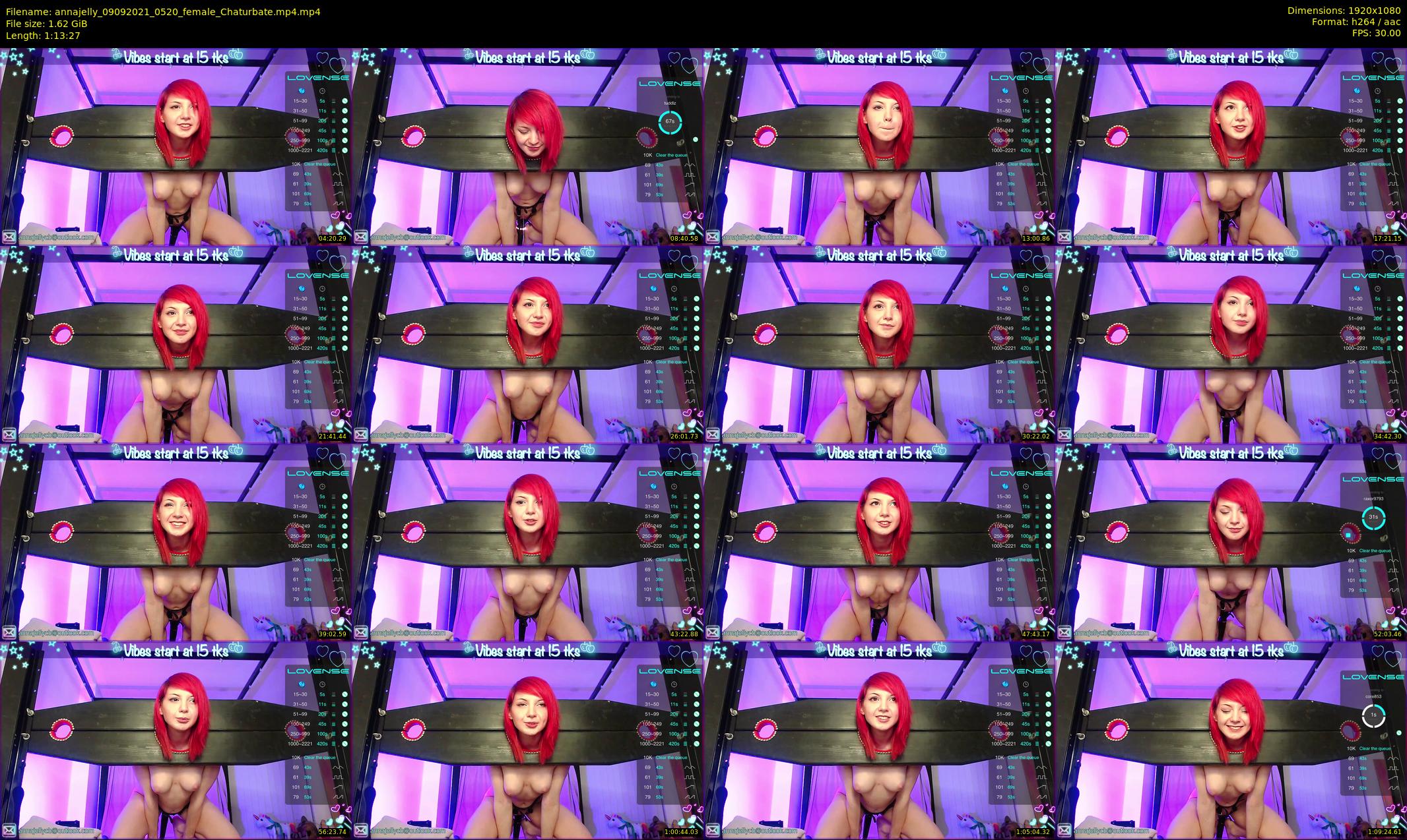 annajelly — 74 minute Chaturbate couple cam show recording, 1080p, Sep 9, 2021