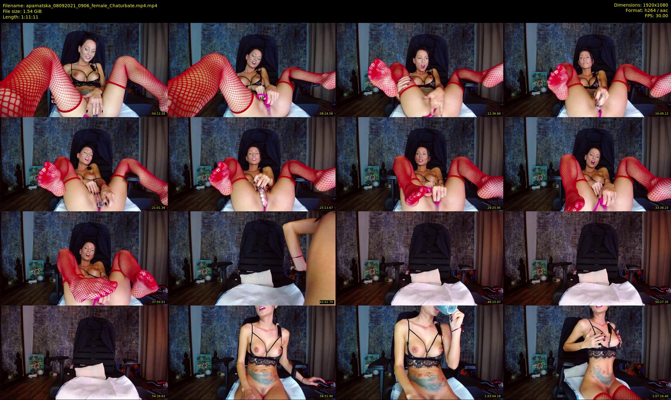 apamatska — 72 minute Chaturbate female cam show recording, 1080p, Sep 8, 2021