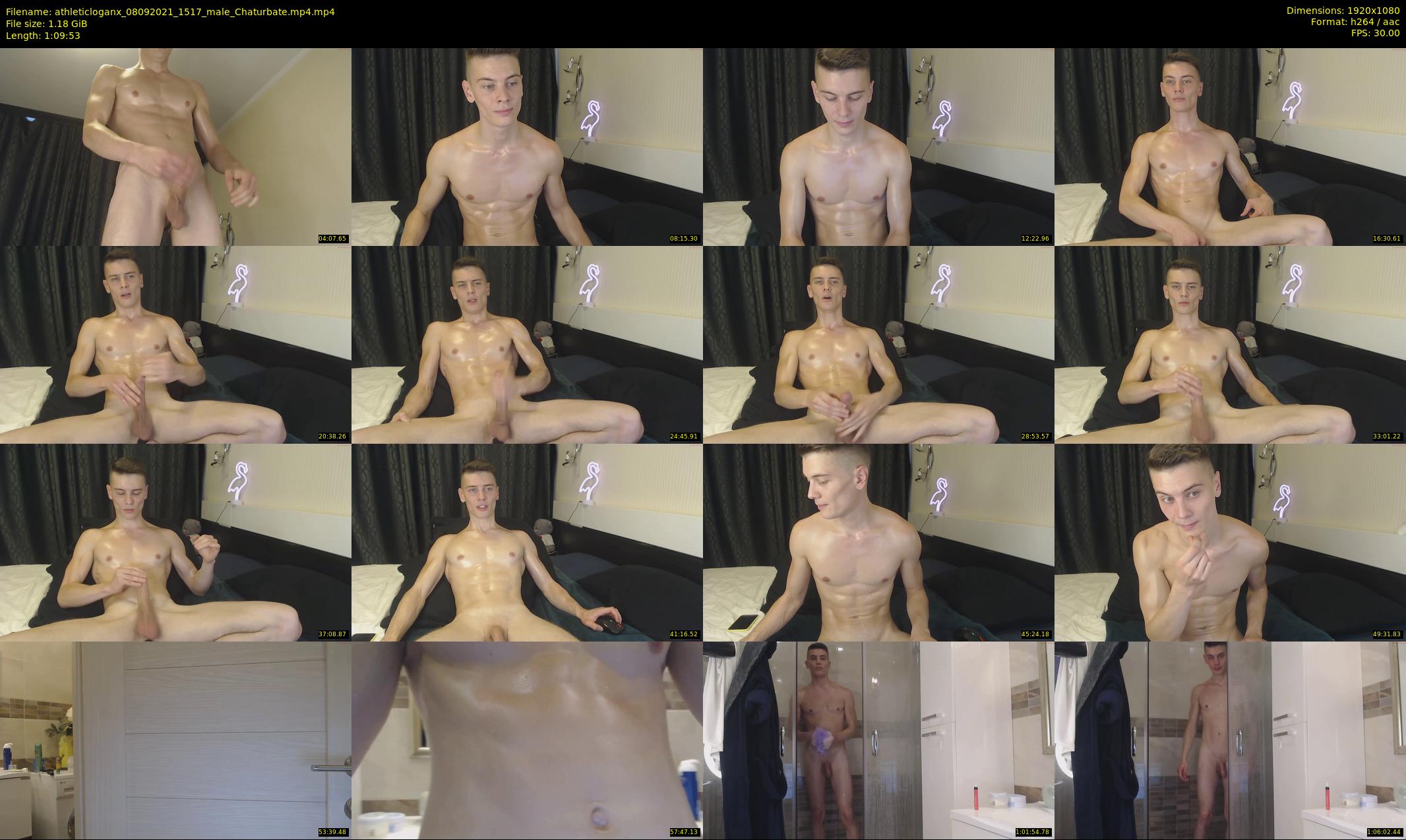 athleticloganx — 70 minute Chaturbate male cam show recording, 1080p, Sep 8, 2021
