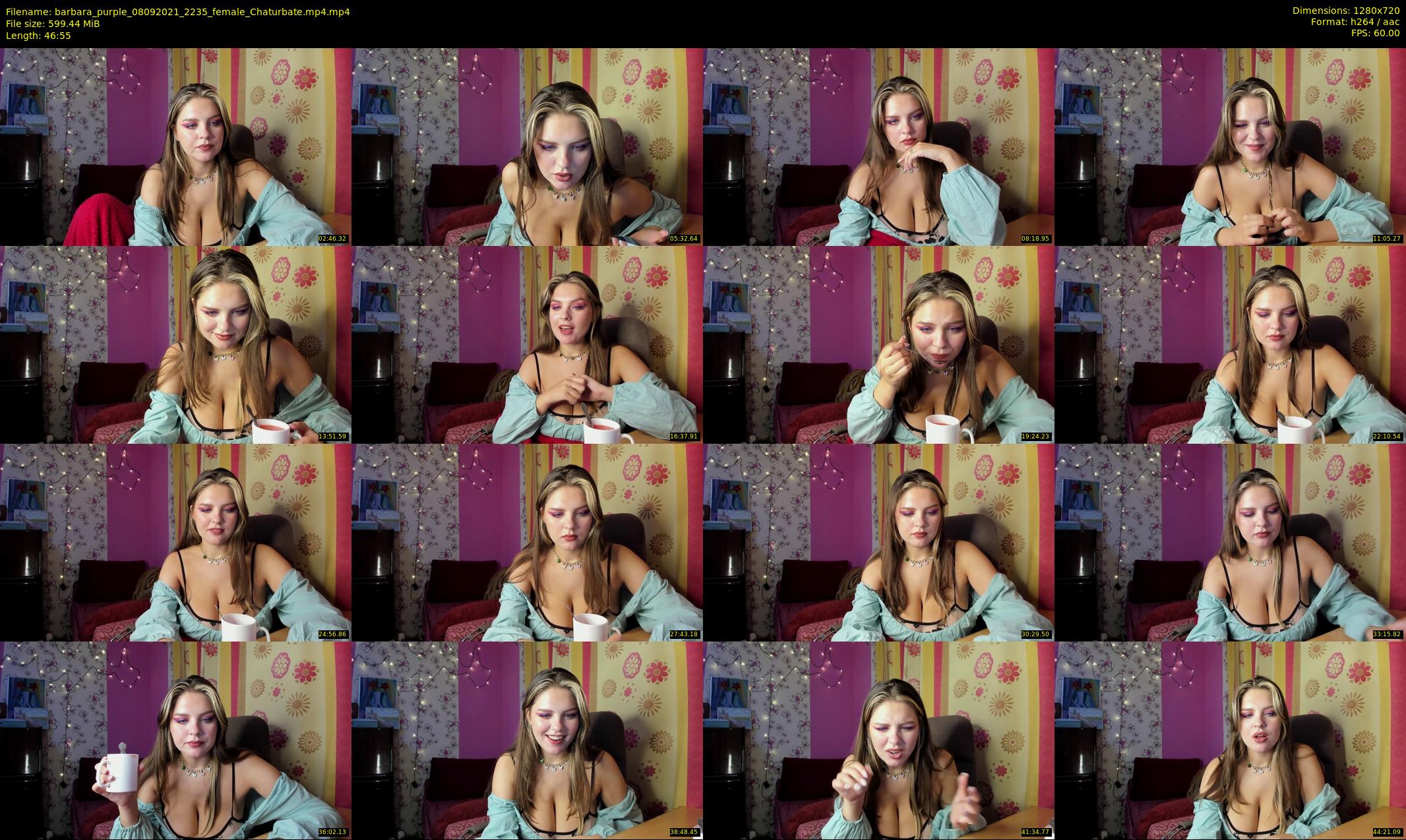 barbara_purple — 47 minute Chaturbate female cam show recording, 720p, Sep 8, 2021