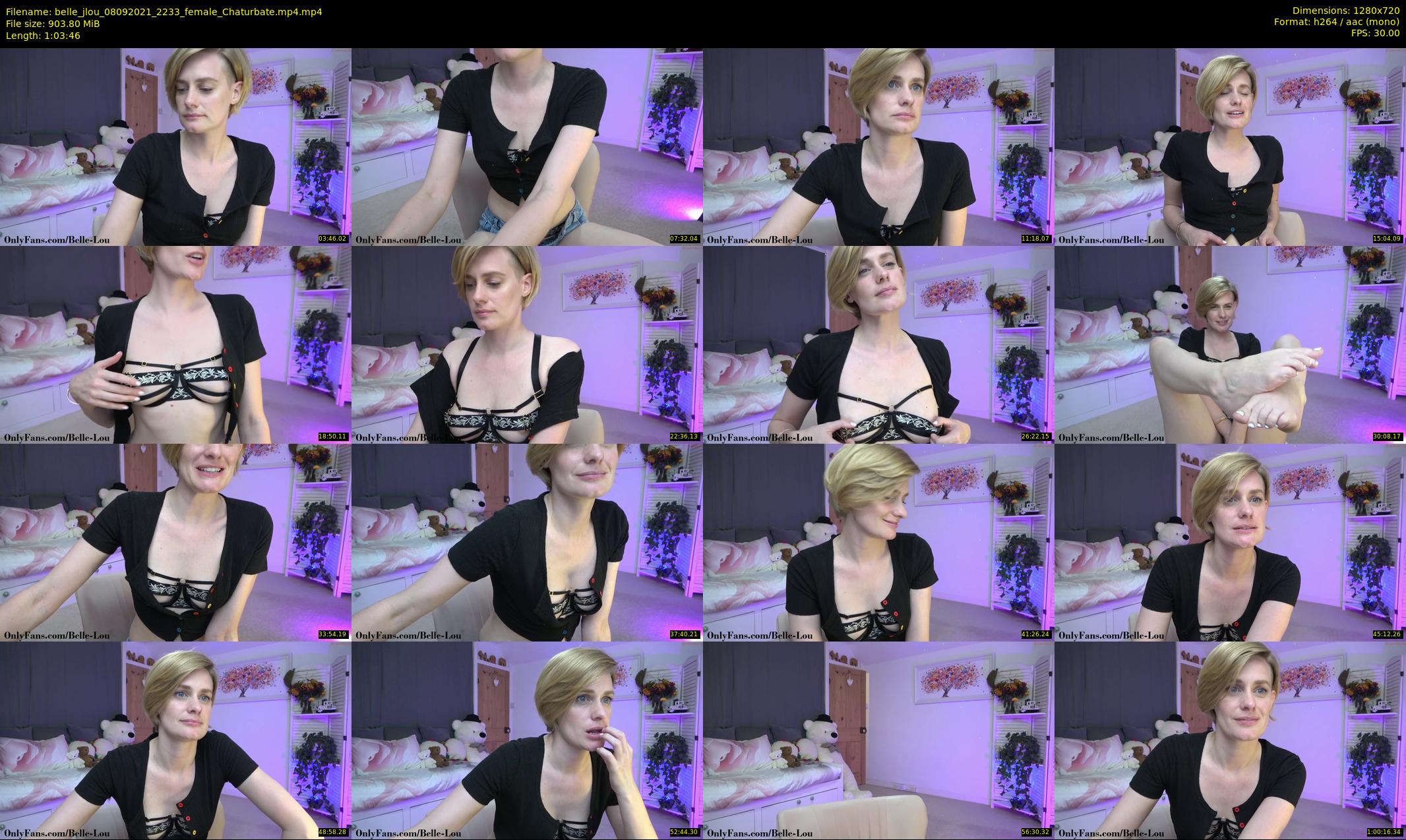 belle_jlou — 64 minute Chaturbate female cam show recording, 720p, Sep 8, 2021