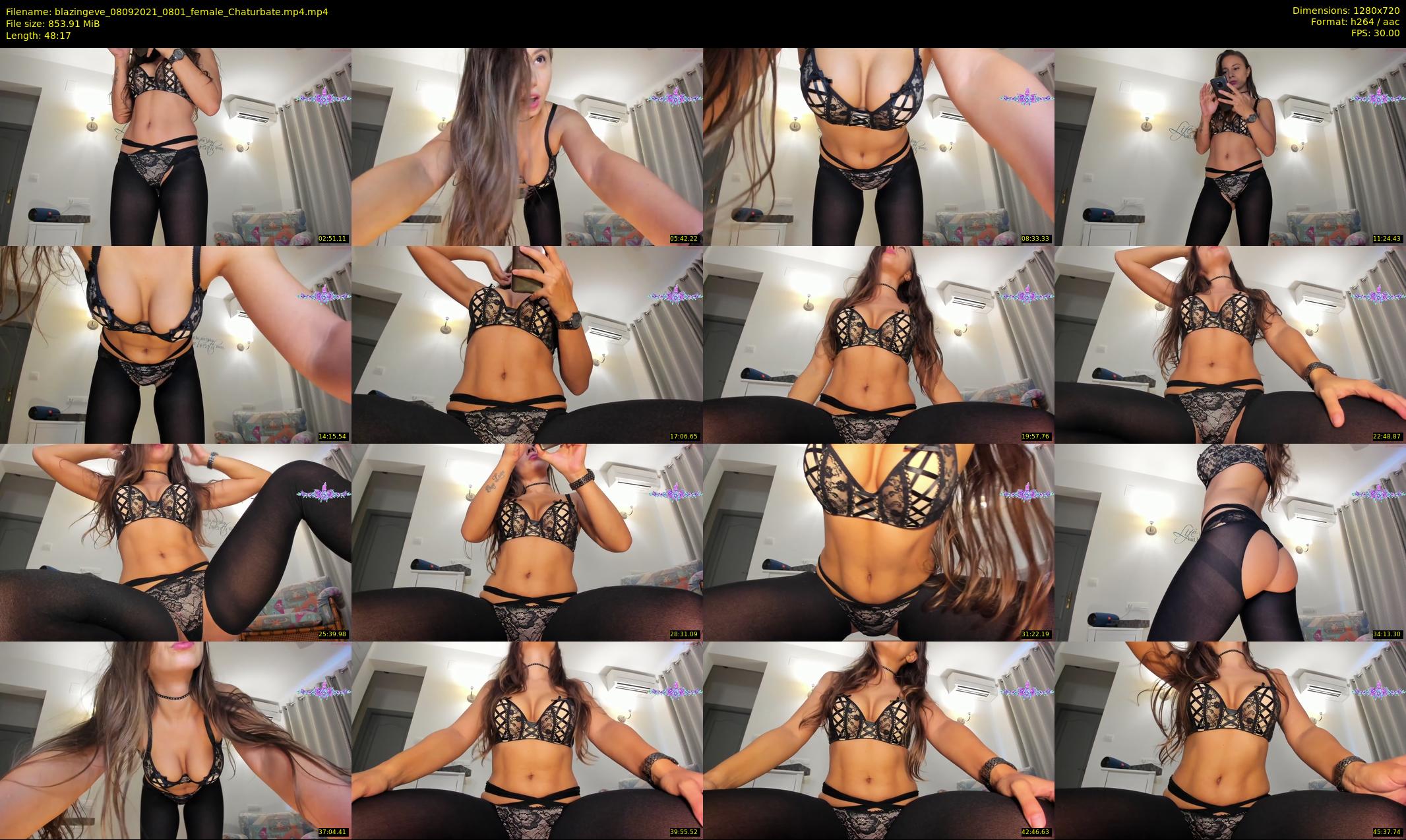 blazingeve — 49 minute Chaturbate female cam show recording, 720p, Sep 8, 2021