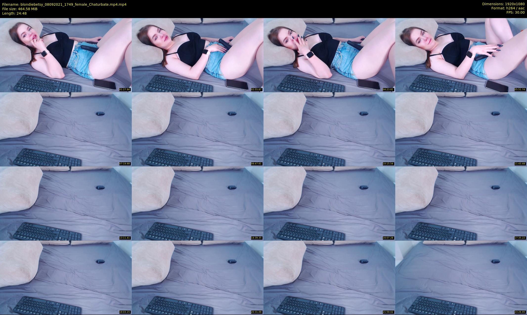 blondiebetsy — 25 minute Chaturbate female cam show recording, 1080p, Sep 8, 2021