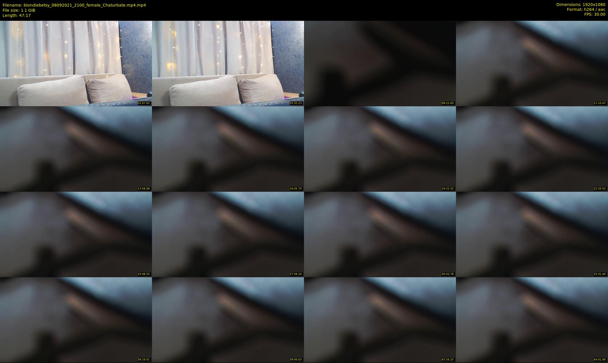 blondiebetsy — 48 minute Chaturbate female cam show recording, 1080p, Sep 8, 2021