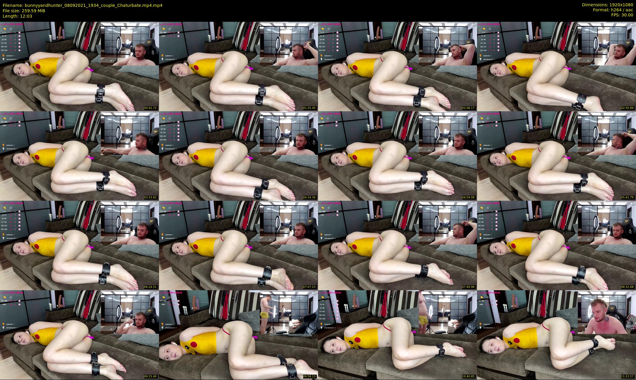 bunnyyandhunter — 13 minute Chaturbate couple cam show recording, 1080p, Sep 8, 2021