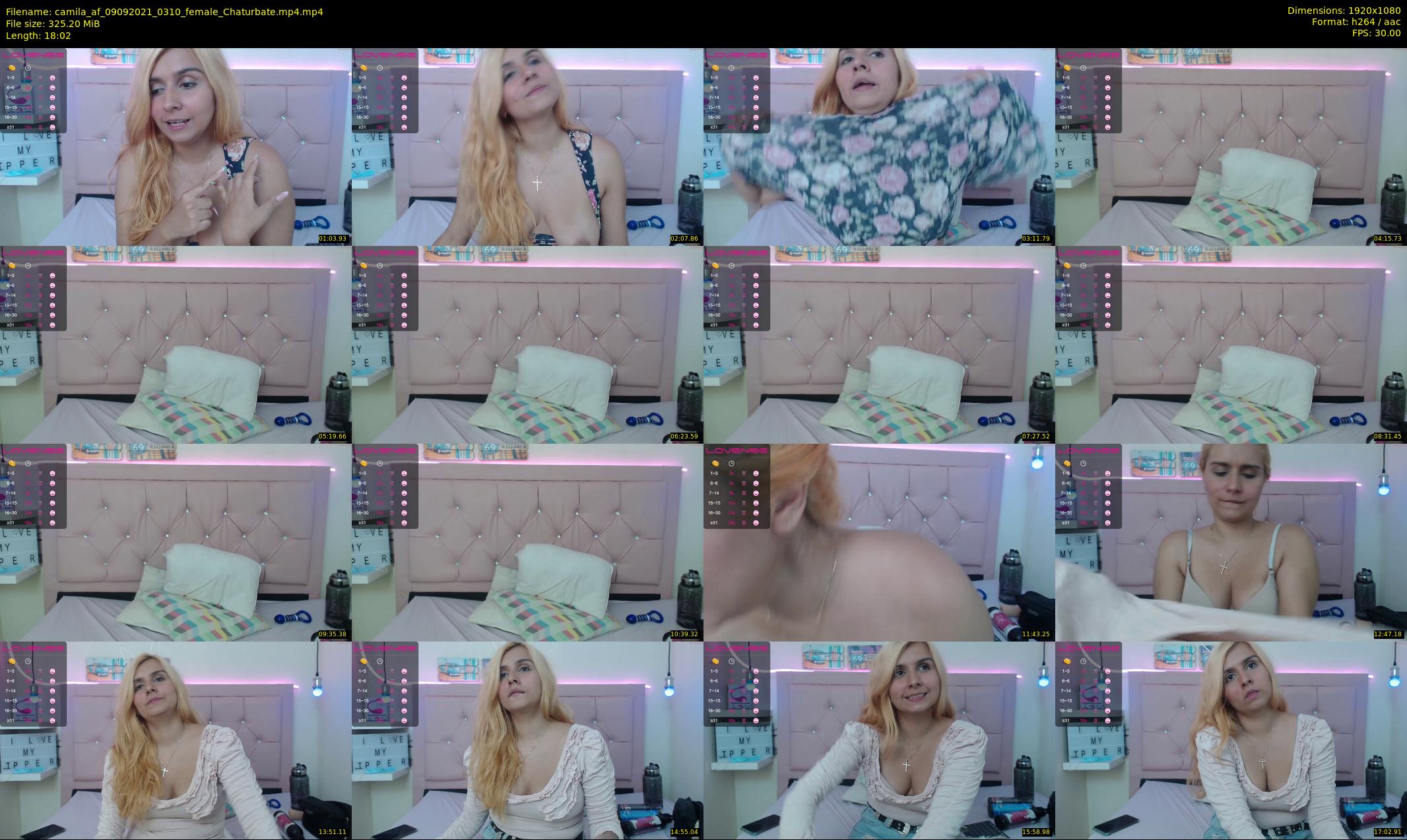 camila_af — 19 minute Chaturbate female cam show recording, 1080p, Sep 9, 2021
