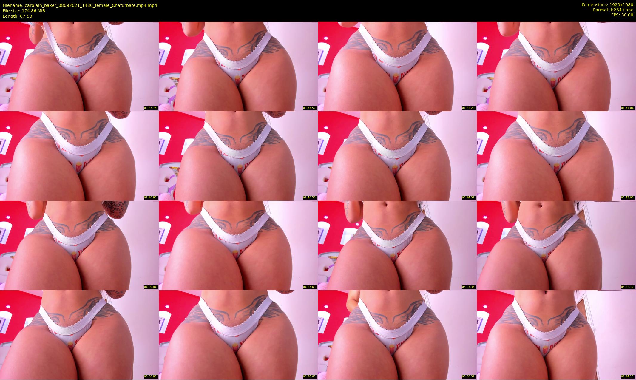 carolain_baker — 8 minute Chaturbate female cam show recording, 1080p, Sep 8, 2021