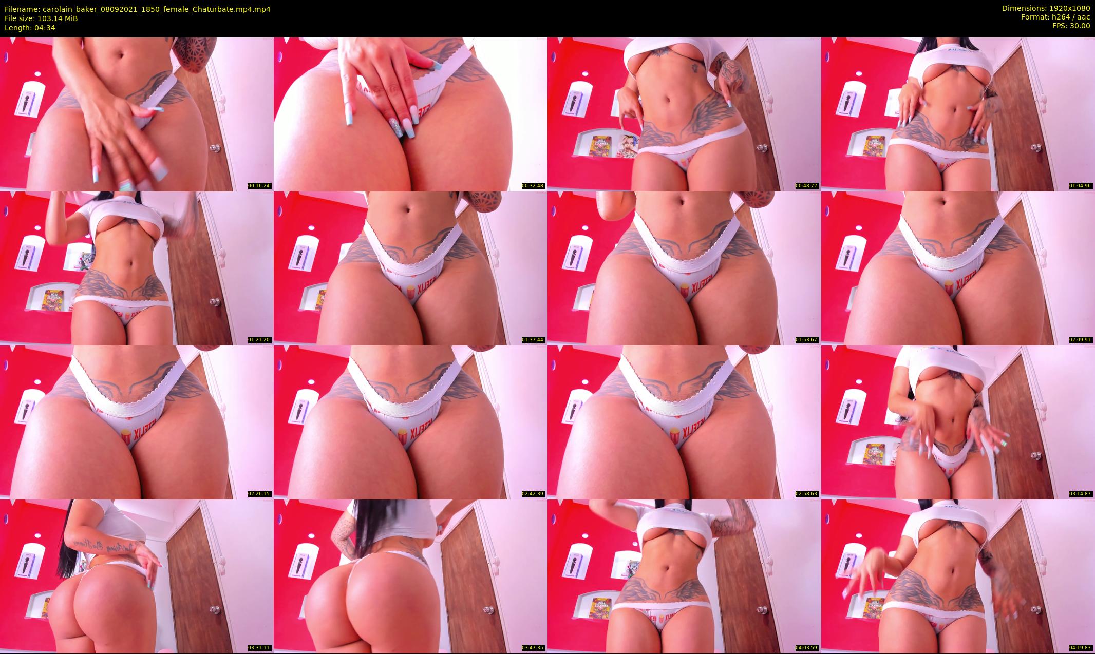 carolain_baker — 5 minute Chaturbate female cam show recording, 1080p, Sep 8, 2021