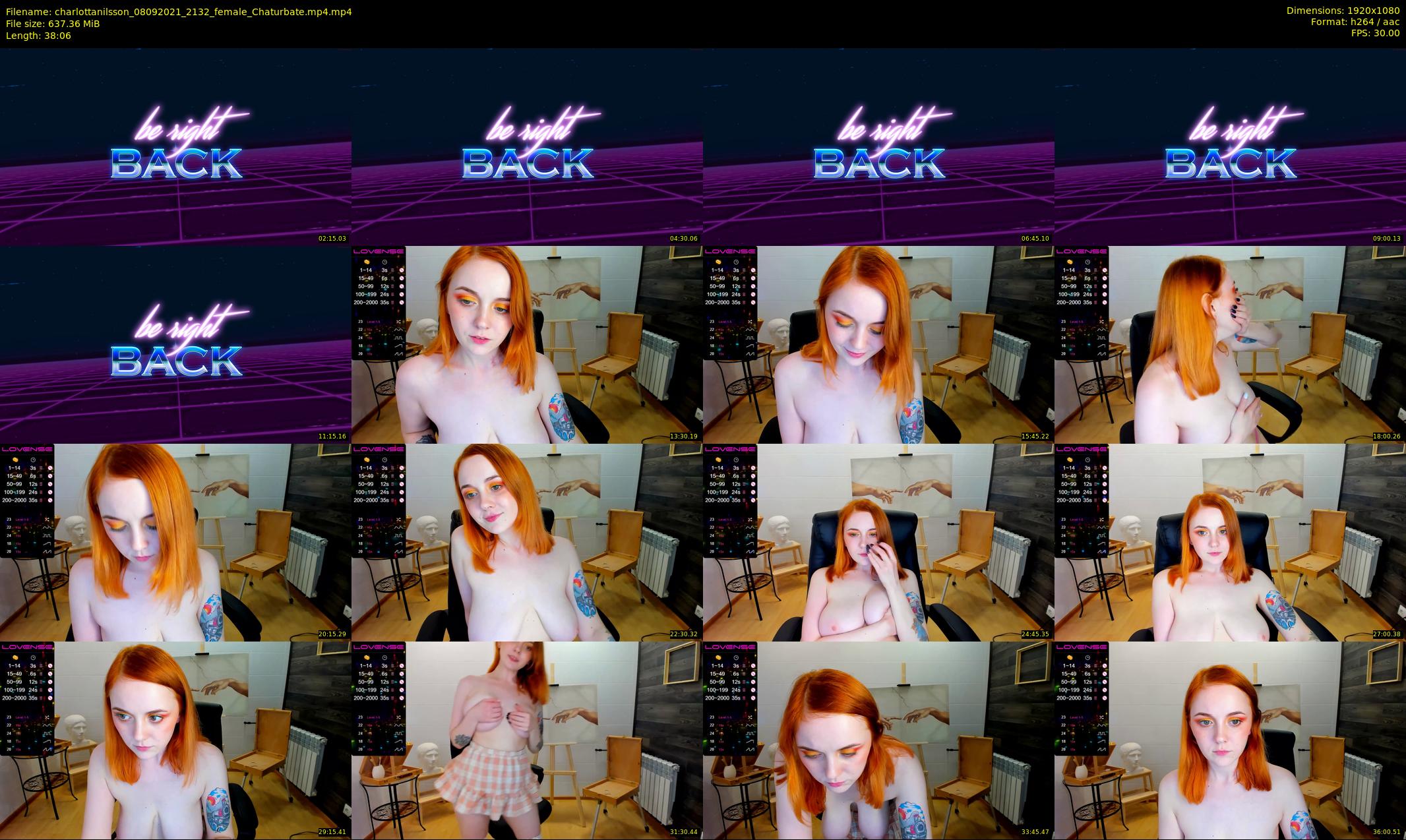 charlottanilsson — 39 minute Chaturbate female cam show recording, 1080p, Sep 8, 2021