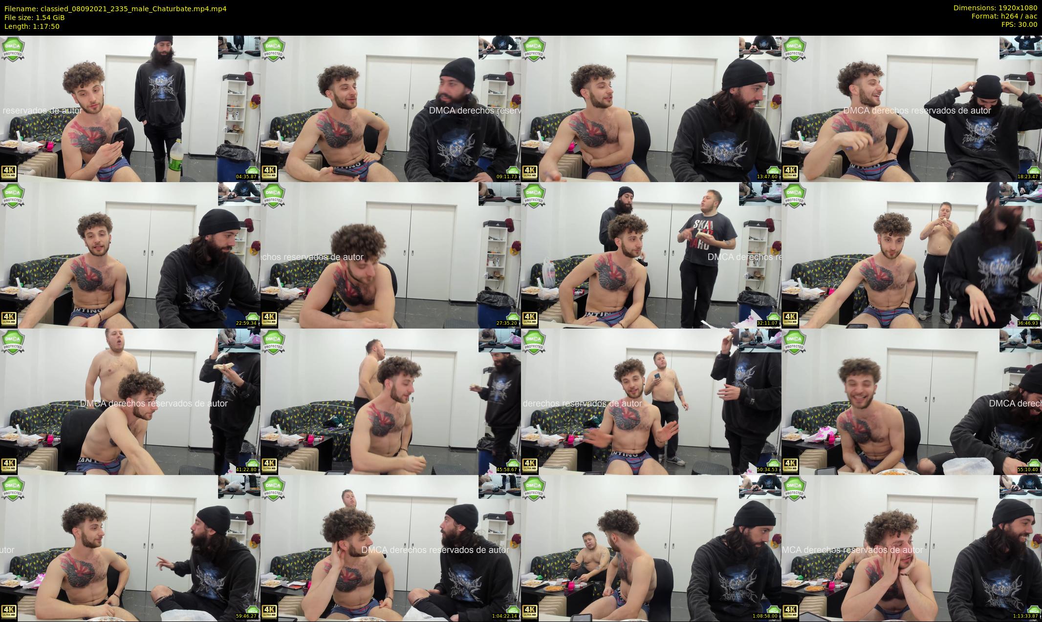 classied — 78 minute Chaturbate male cam show recording, 1080p, Sep 8, 2021