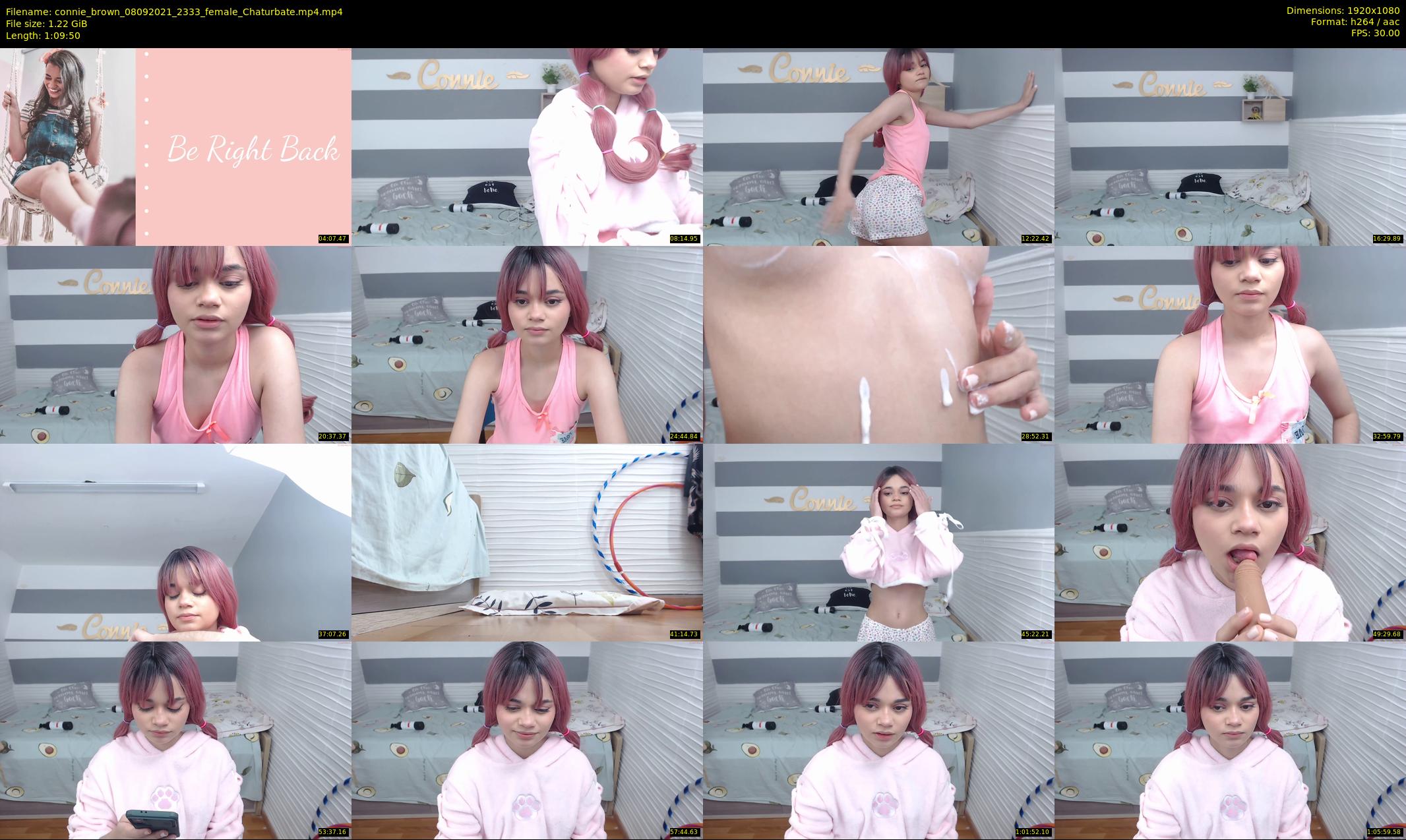 connie_brown — 70 minute Chaturbate female cam show recording, 1080p, Sep 8, 2021
