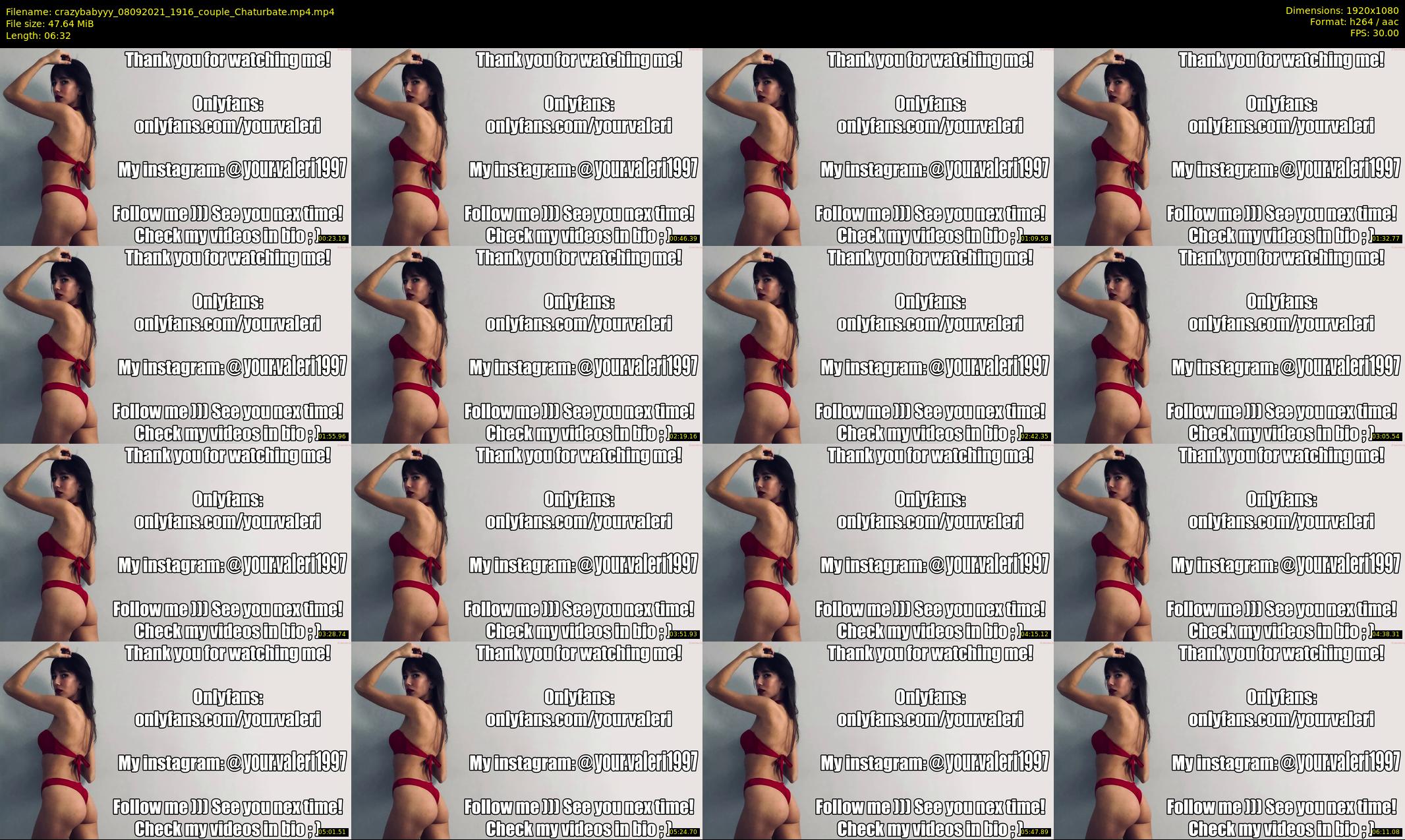 crazybabyyy — 7 minute Chaturbate couple cam show recording, 1080p, Sep 8, 2021