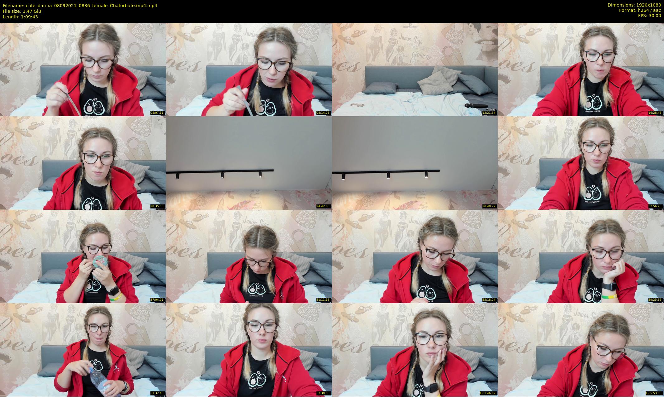 cute_darina — 70 minute Chaturbate female cam show recording, 1080p, Sep 8, 2021