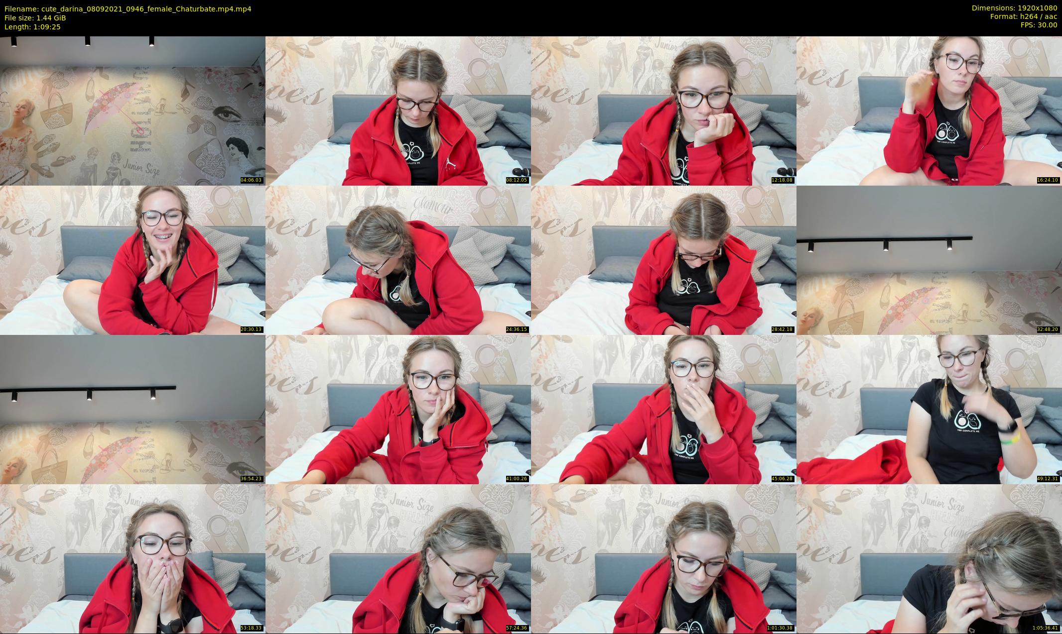 cute_darina — 70 minute Chaturbate female cam show recording, 1080p, Sep 8, 2021