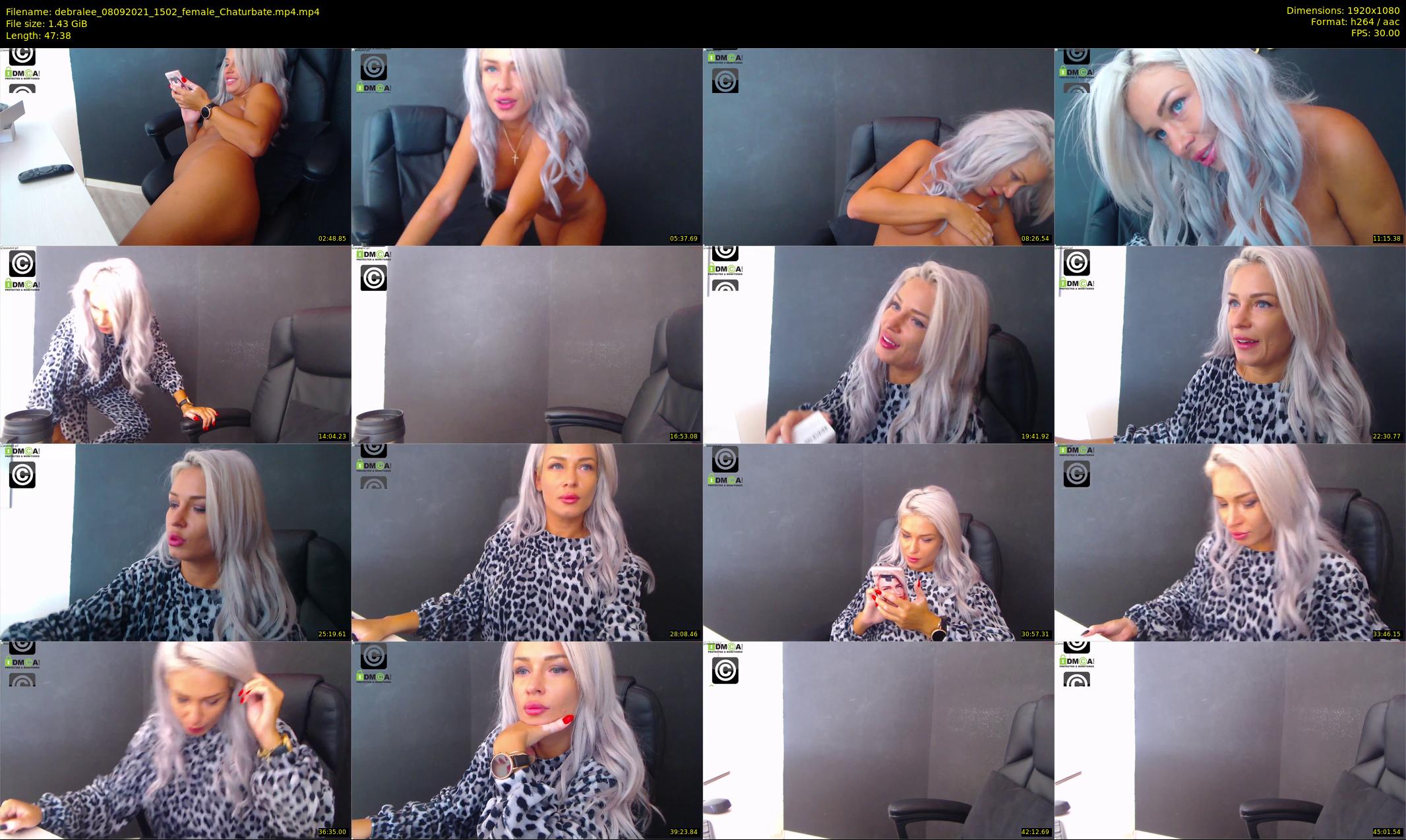debralee — 48 minute Chaturbate female cam show recording, 1080p, Sep 8, 2021