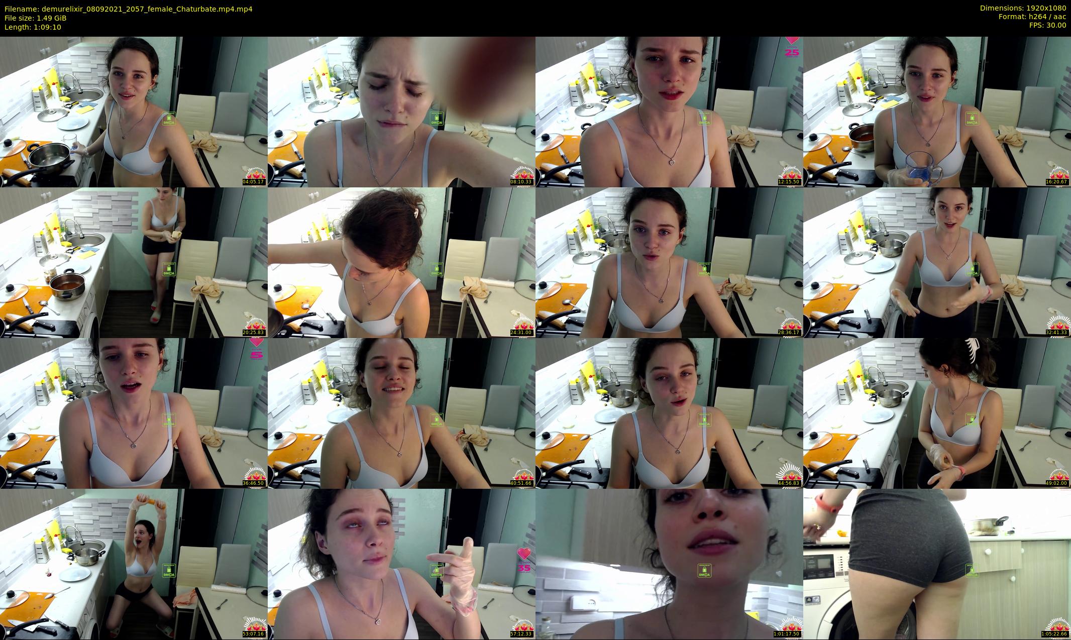 demurelixir — 70 minute Chaturbate female cam show recording, 1080p, Sep 8, 2021
