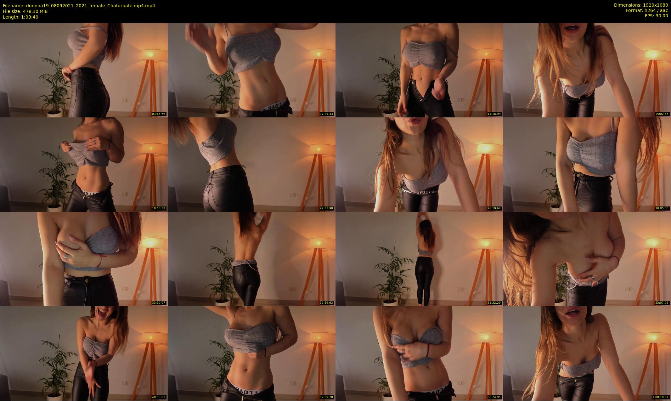 donnna19 — 64 minute Chaturbate female cam show recording, 1080p, Sep 8, 2021
