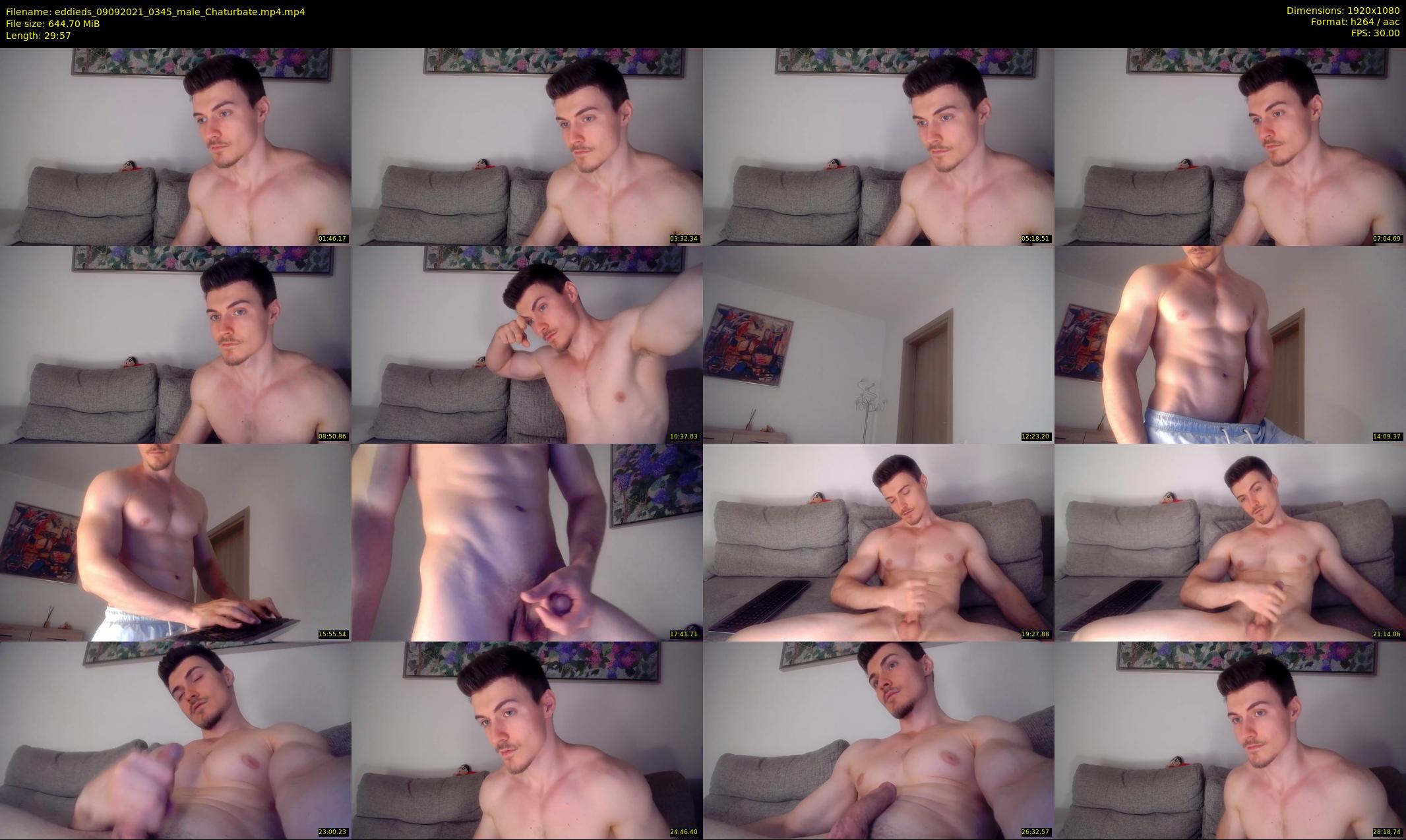 eddieds — 30 minute Chaturbate male cam show recording, 1080p, Sep 9, 2021