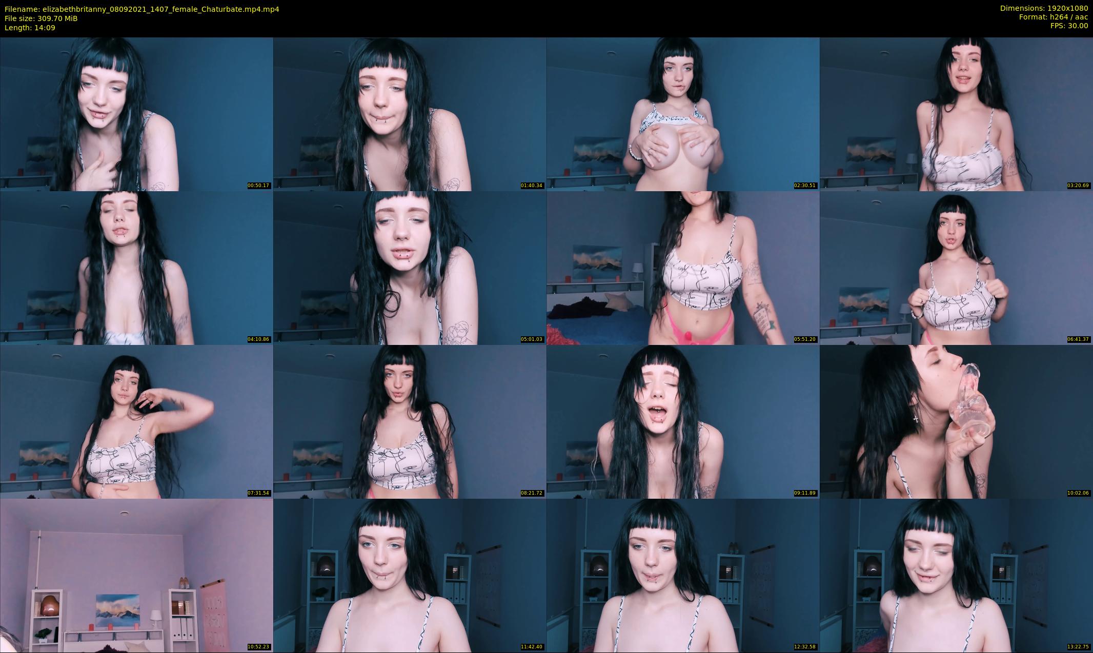 elizabethbritanny — 15 minute Chaturbate female cam show recording, 1080p, Sep 8, 2021