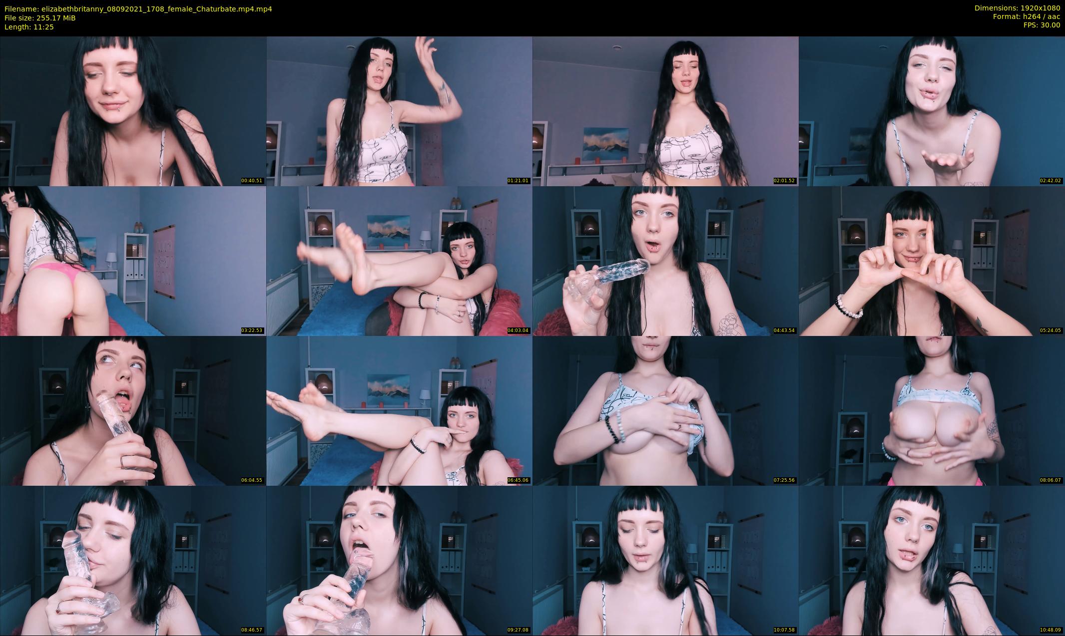 elizabethbritanny — 12 minute Chaturbate female cam show recording, 1080p, Sep 8, 2021