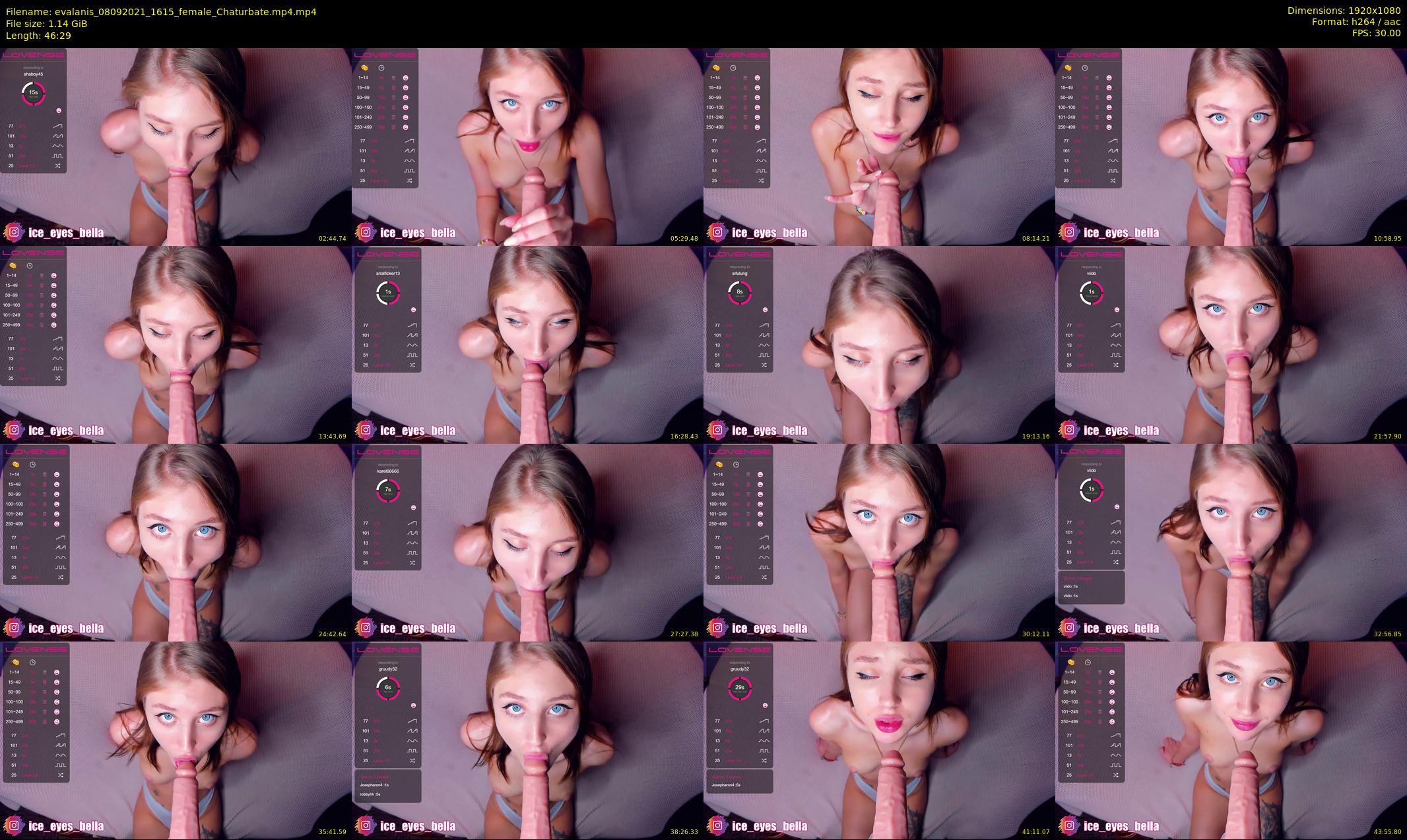 evalanis — 47 minute Chaturbate couple cam show recording, 1080p, Sep 8, 2021