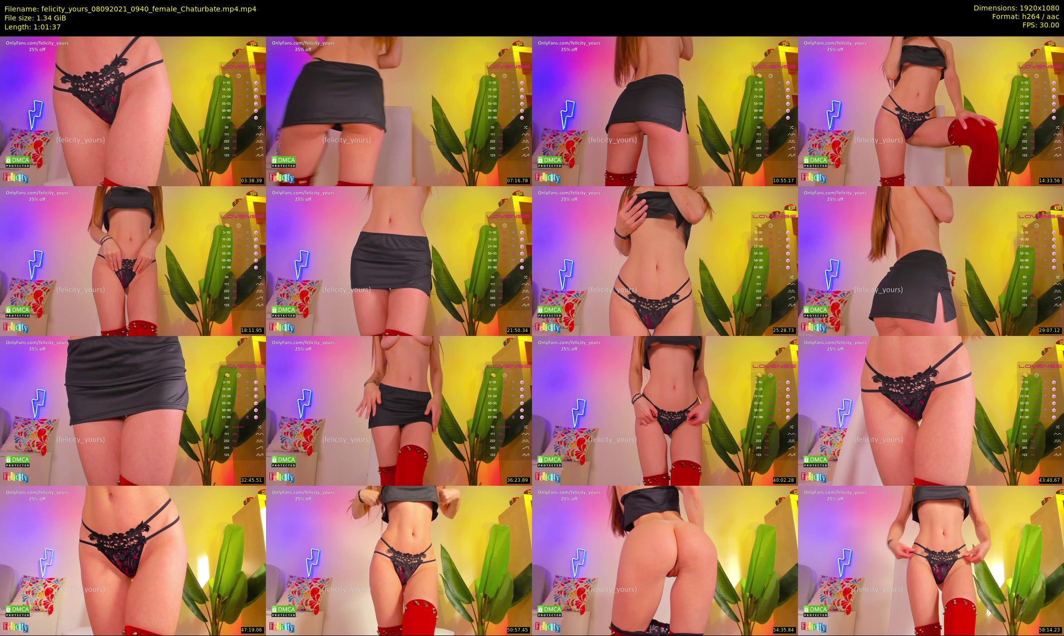 felicity_yours — 62 minute Chaturbate female cam show recording, 1080p, Sep 8, 2021