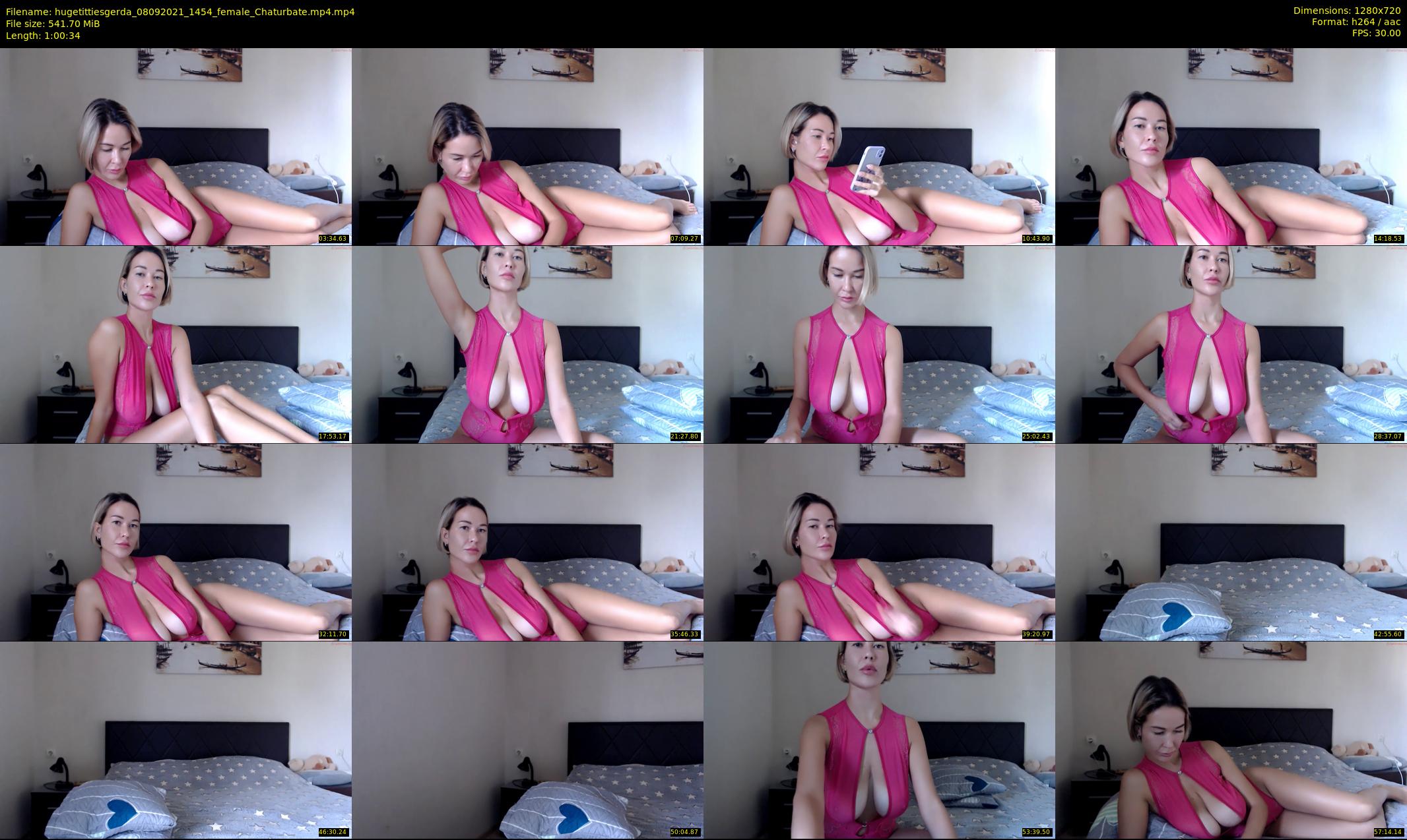 hugetittiesgerda — 61 minute Chaturbate female cam show recording, 720p, Sep 8, 2021