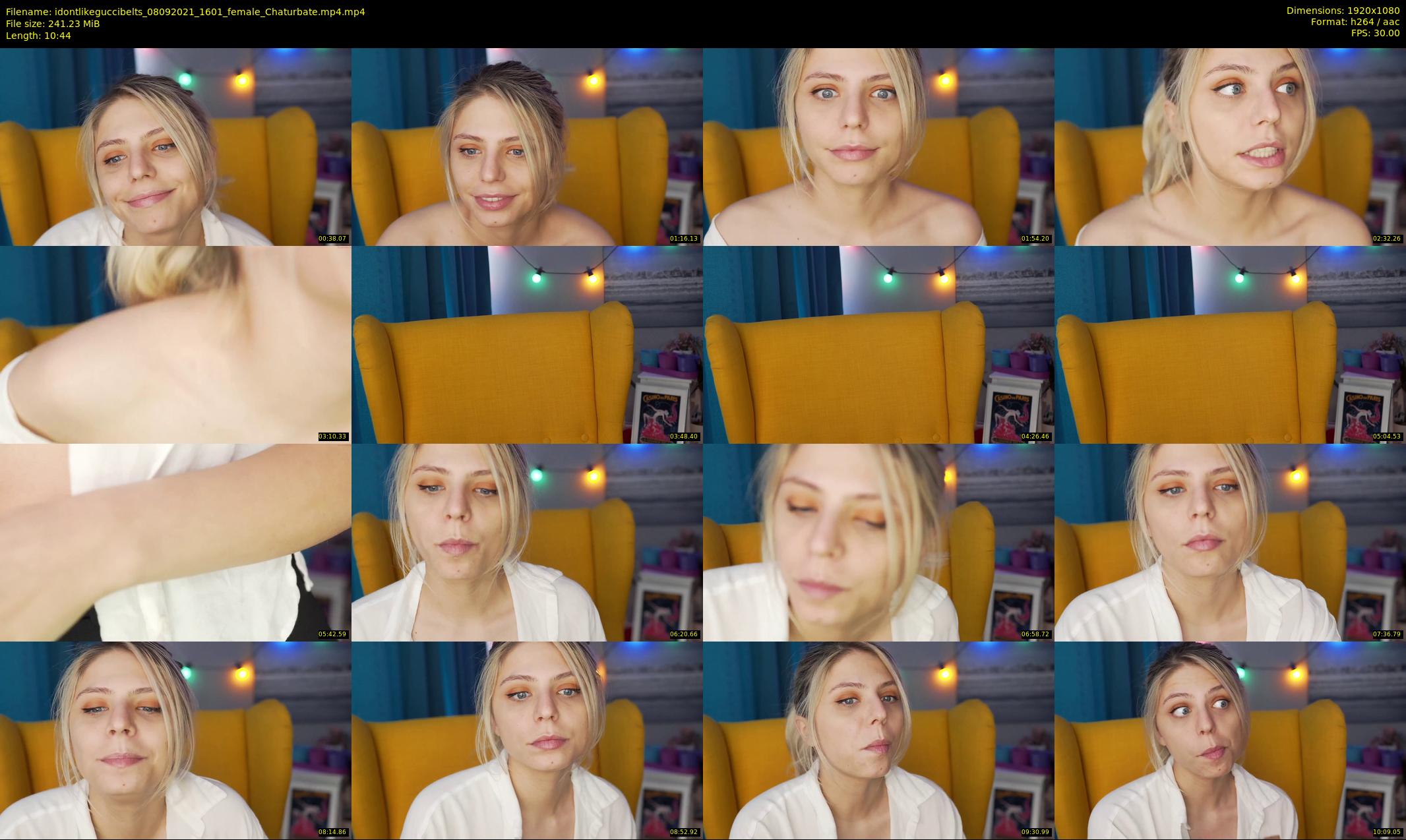 idontlikeguccibelts — 11 minute Chaturbate female cam show recording, 1080p, Sep 8, 2021