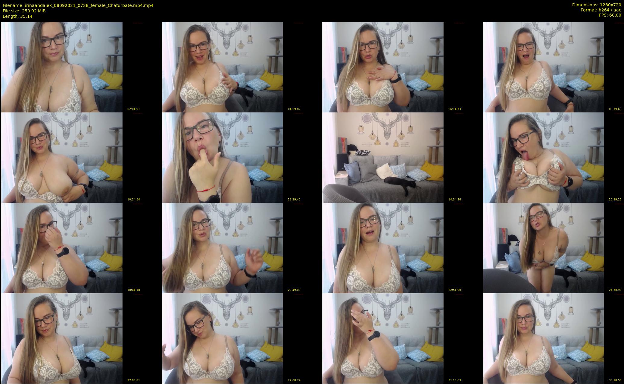 irinaandalex — 36 minute Chaturbate couple cam show recording, 720p, Sep 8, 2021